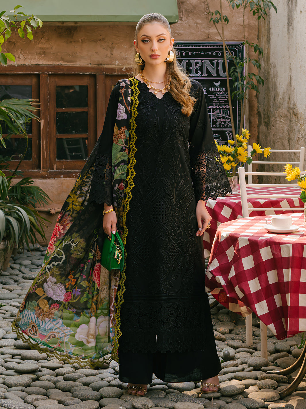 Mahnur | Mahrukh Eid Edit 24 | ROYAL BLACK - Official Mahnur stockist in UK - Sakeena London