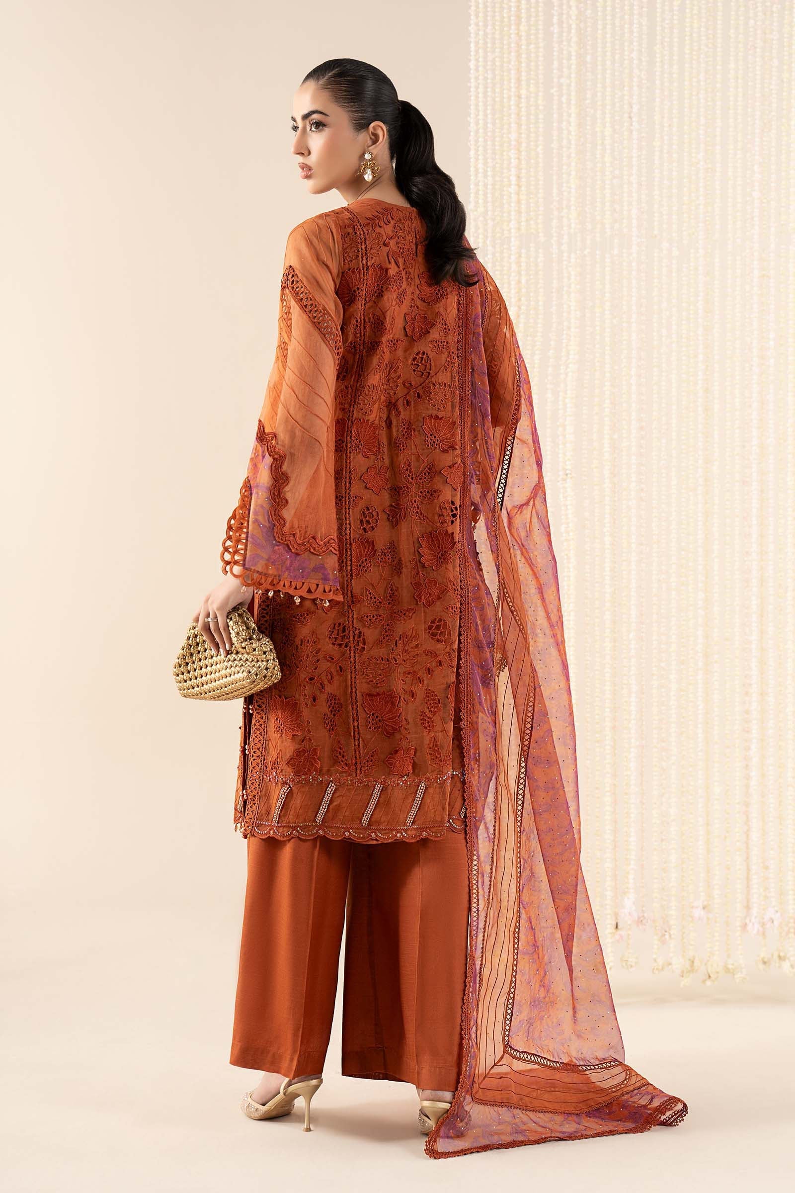 Maria B | Pre Fall 25 | SF-EA25-05-Mustard - Official Maria B stockist in UK - Sakeena London