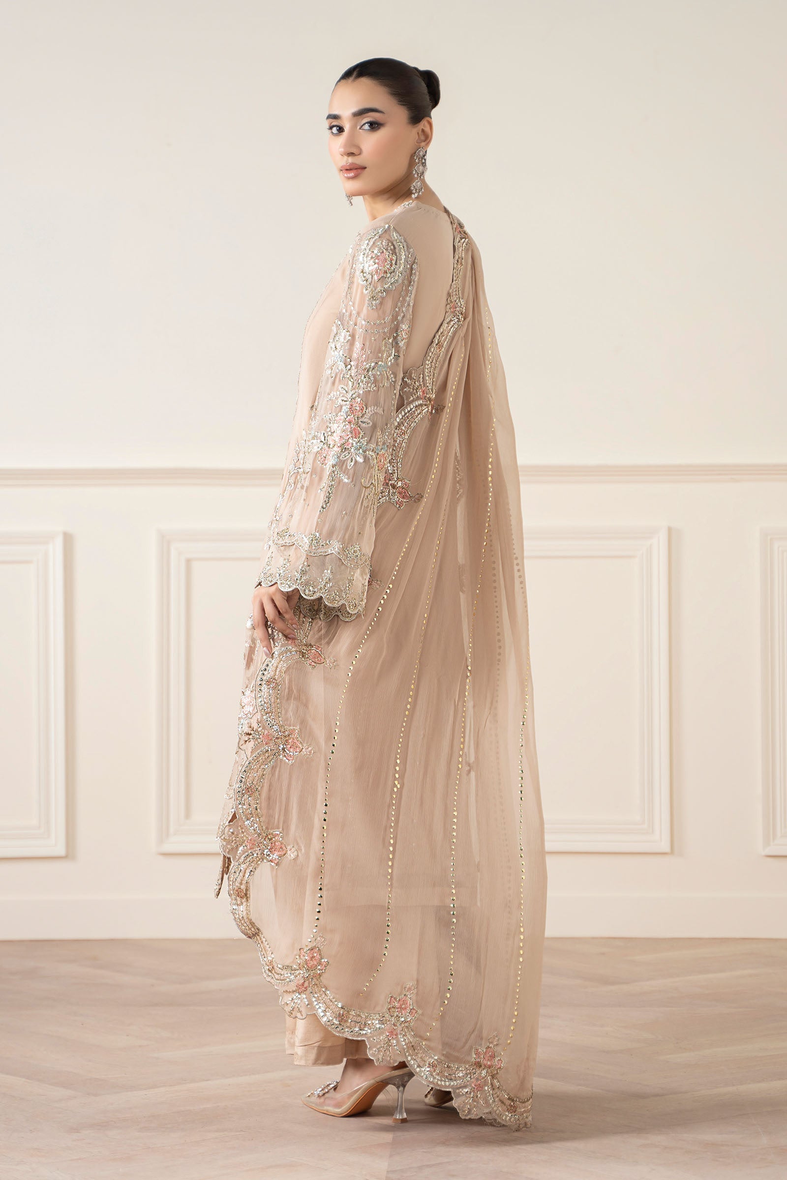 Maria B | Pre Fall 25 | Chiffon Suit 20 - Official Maria B stockist in UK - Sakeena London