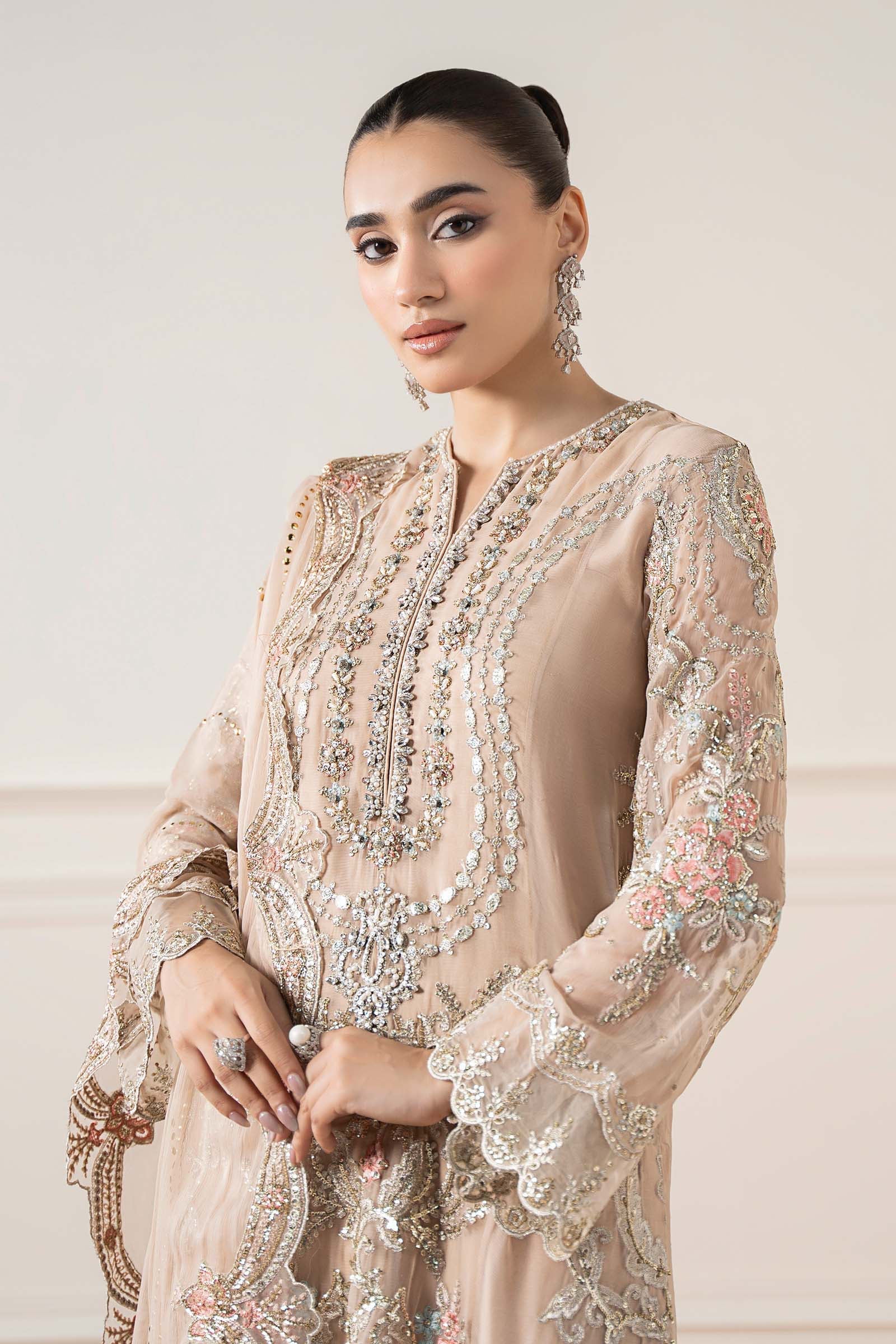 Maria B | Pre Fall 25 | Chiffon Suit 20 - Official Maria B stockist in UK - Sakeena London