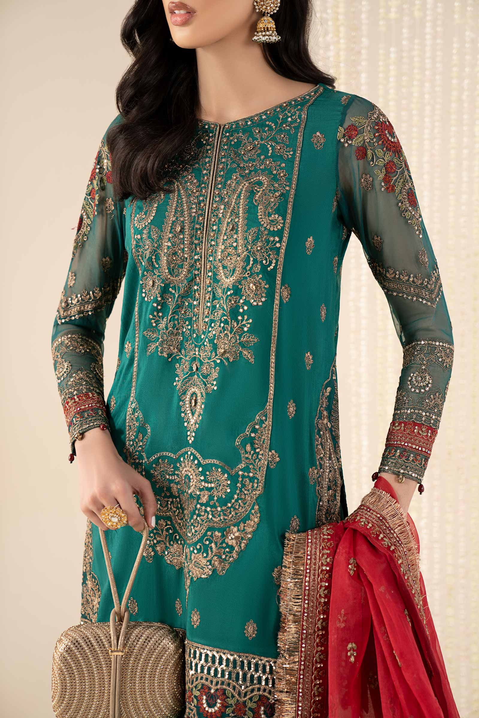 Maria B | Pre Fall 25 | SF-EF24-15R1-Green - Official Maria B stockist in UK - Sakeena London