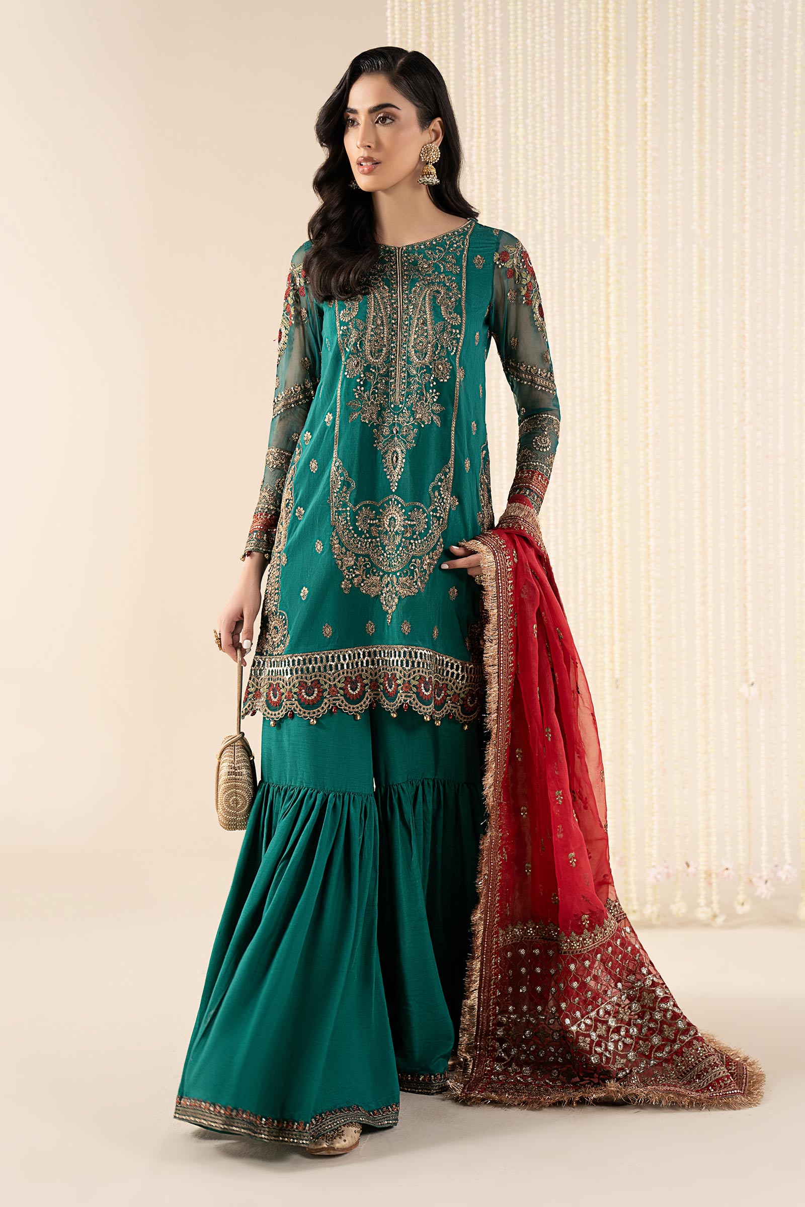 Maria B | Pre Fall 25 | SF-EF24-15R1-Green - Official Maria B stockist in UK - Sakeena London