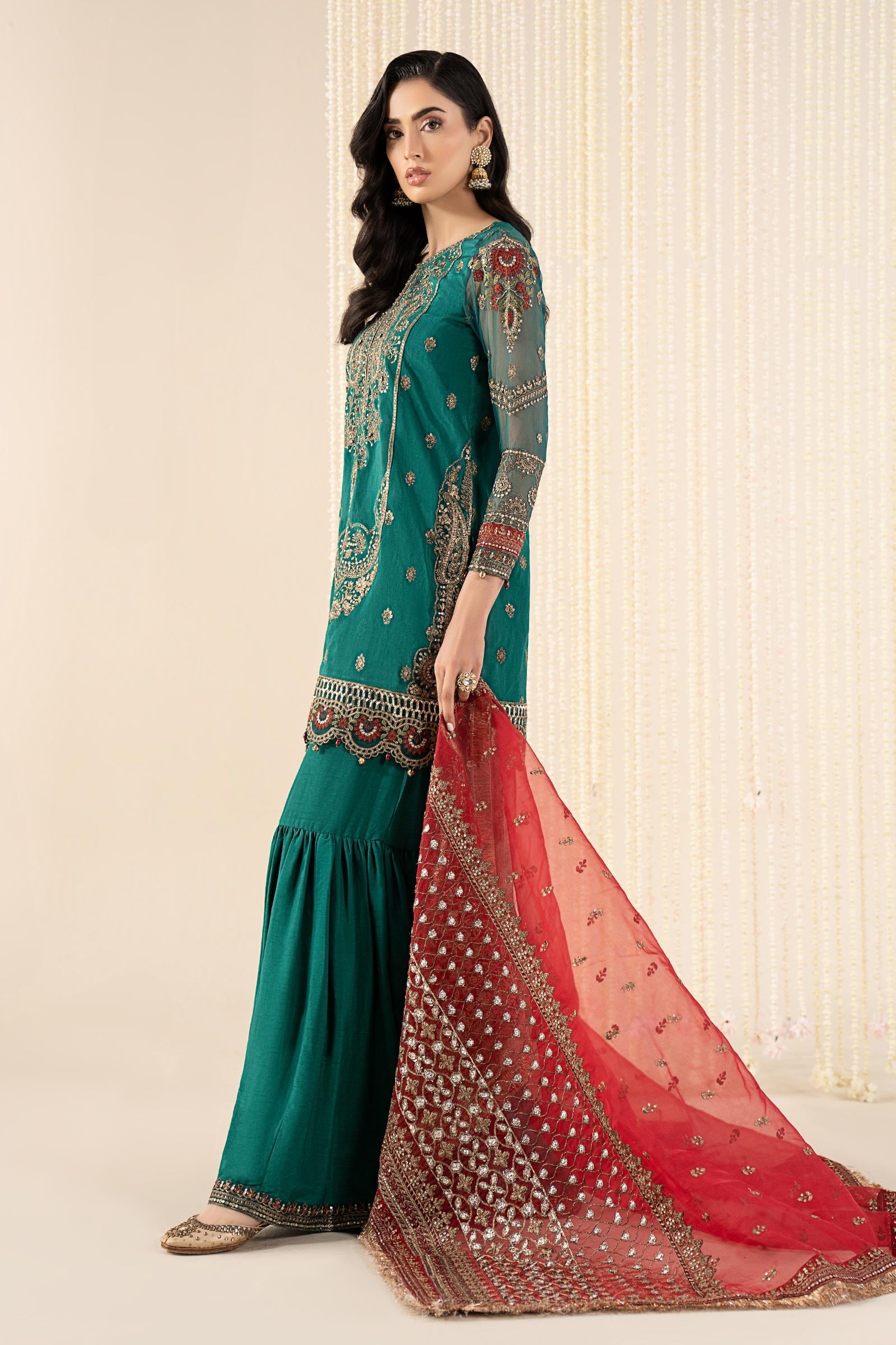 Maria B | Pre Fall 25 | SF-EF24-15R1-Green - Official Maria B stockist in UK - Sakeena London