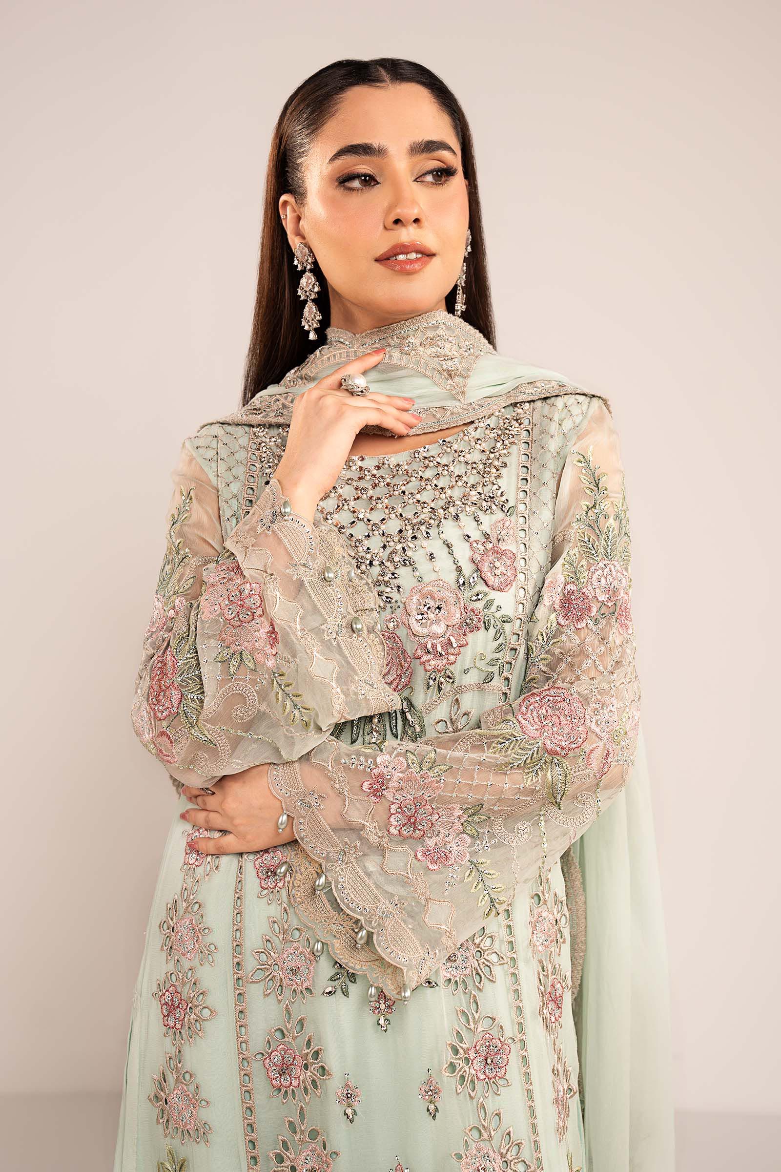 Maria B | luxury formals | SF-EF26-01-Sea Green
