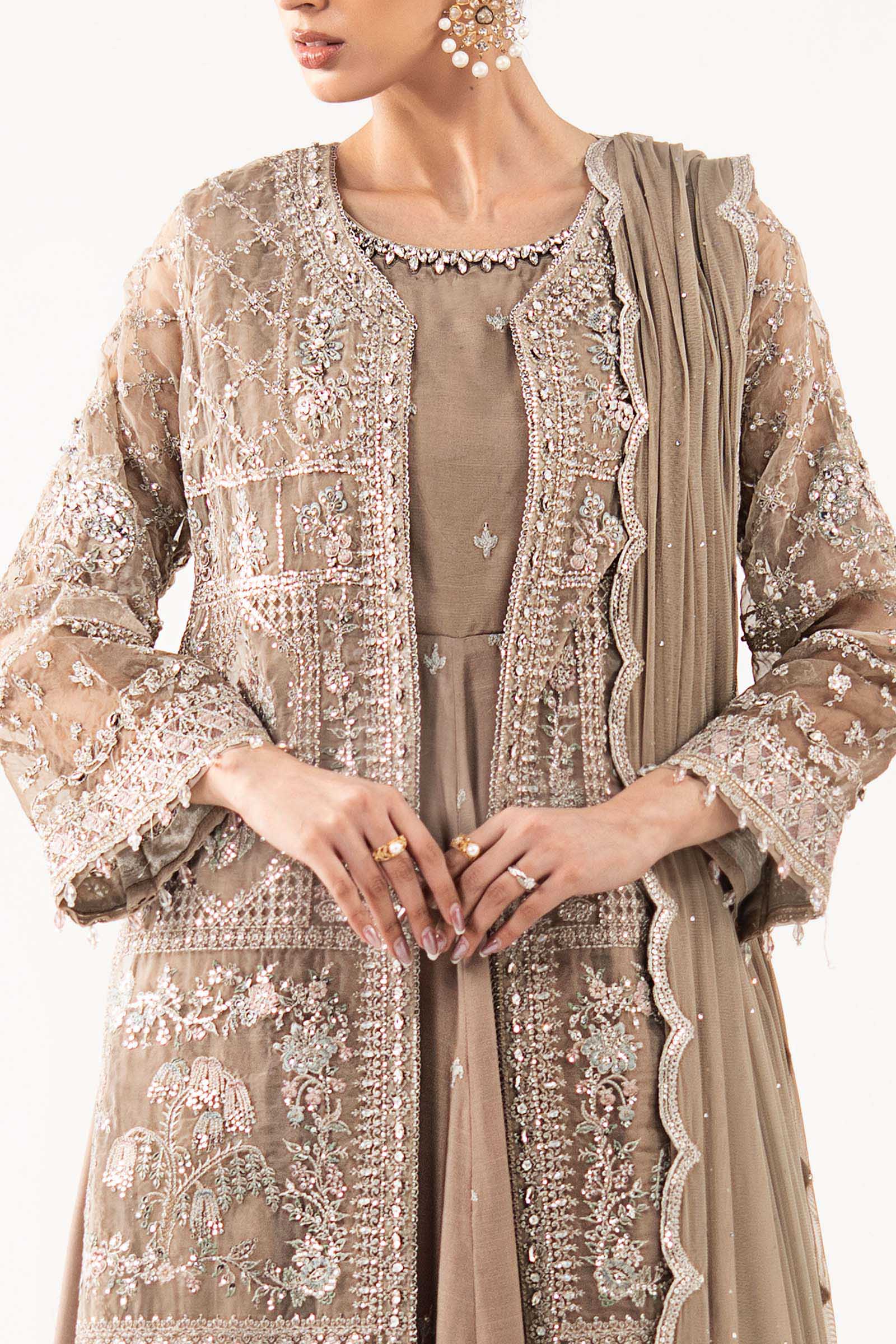 Maria B | Luxury Formals | SF-EF26-05-Coffee