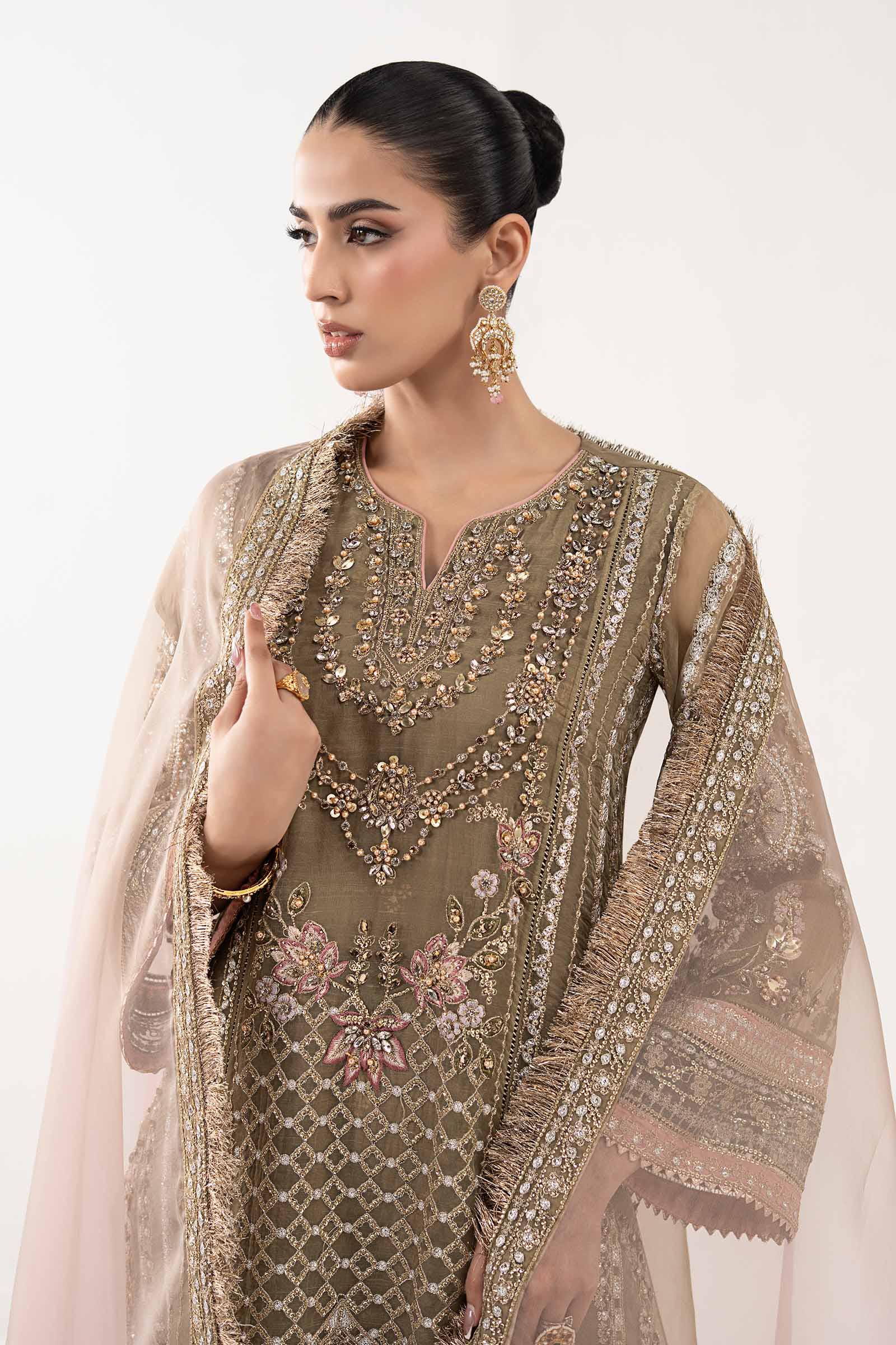 Maria B | Luxury Formals | SF-EF26-10-Coffee