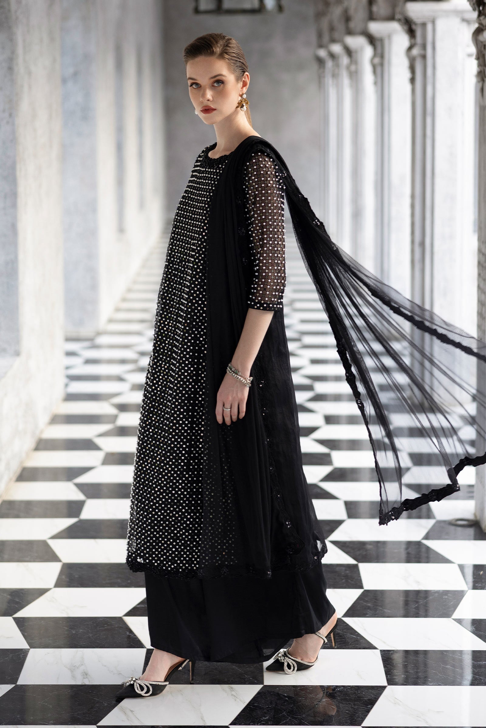 Maria B | Luxury Formals | SF-EF26-23-Black