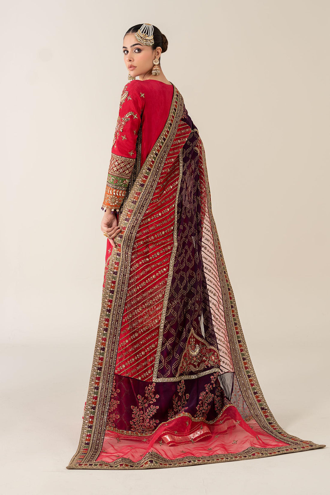 Maria B | Pre Fall 25 | Bamber Raw Silk Suit 14 - Official Maria B stockist in UK - Sakeena London