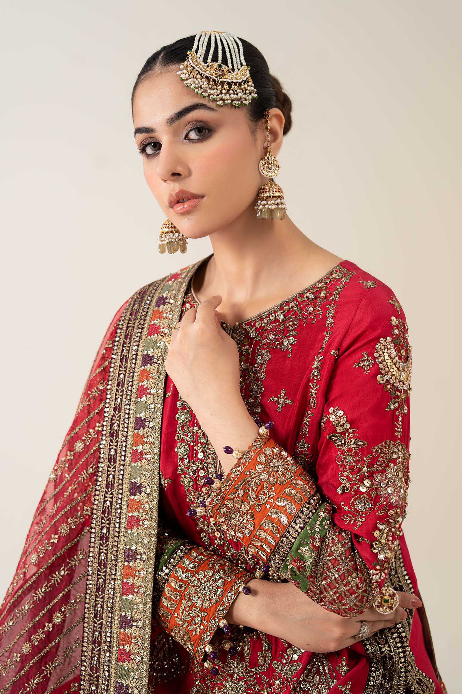 Maria B | Pre Fall 25 | Bamber Raw Silk Suit 14 - Official Maria B stockist in UK - Sakeena London