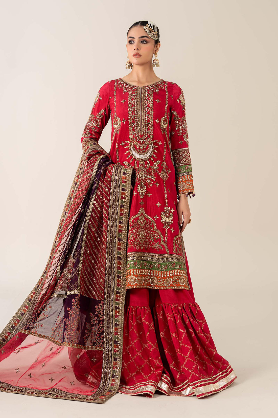 Maria B | Pre Fall 25 | Bamber Raw Silk Suit 14 - Official Maria B stockist in UK - Sakeena London
