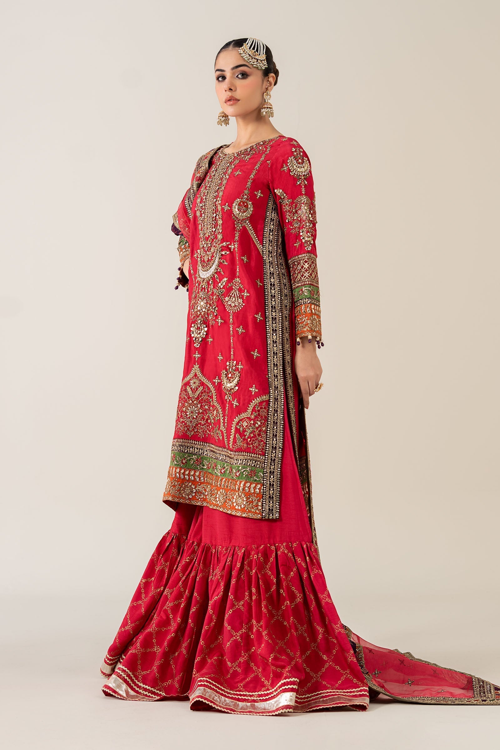 Maria B | Pre Fall 25 | Bamber Raw Silk Suit 14 - Official Maria B stockist in UK - Sakeena London