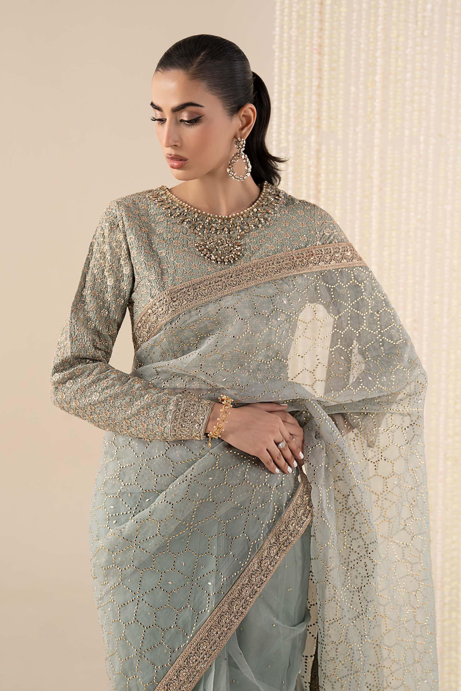 Maria B | Pre Fall 25 | SF-W24-15R1-Ferozi - Official Maria B stockist in UK - Sakeena London