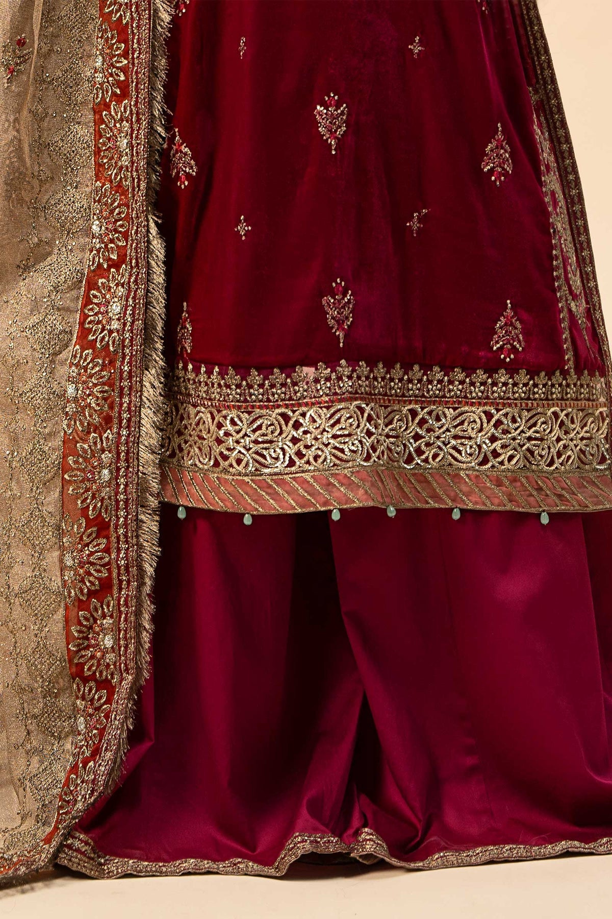 Maria B | Formal Wears | Velvet Suit | SF-W24-29 - Official Maria B stockist in UK - Sakeena London