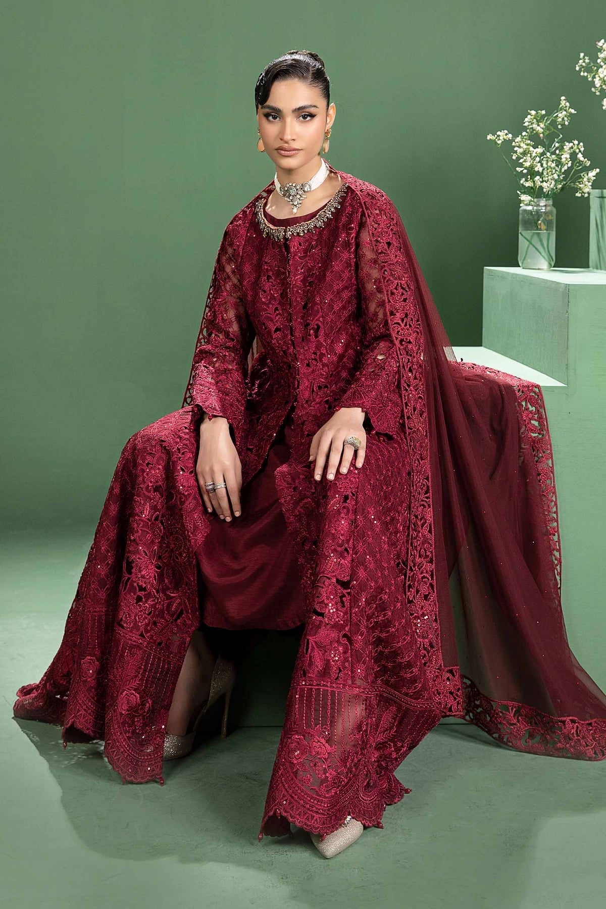 Maria b | Formal Wears | SF-W24-46 - Official Maria B stockist in UK - Sakeena London