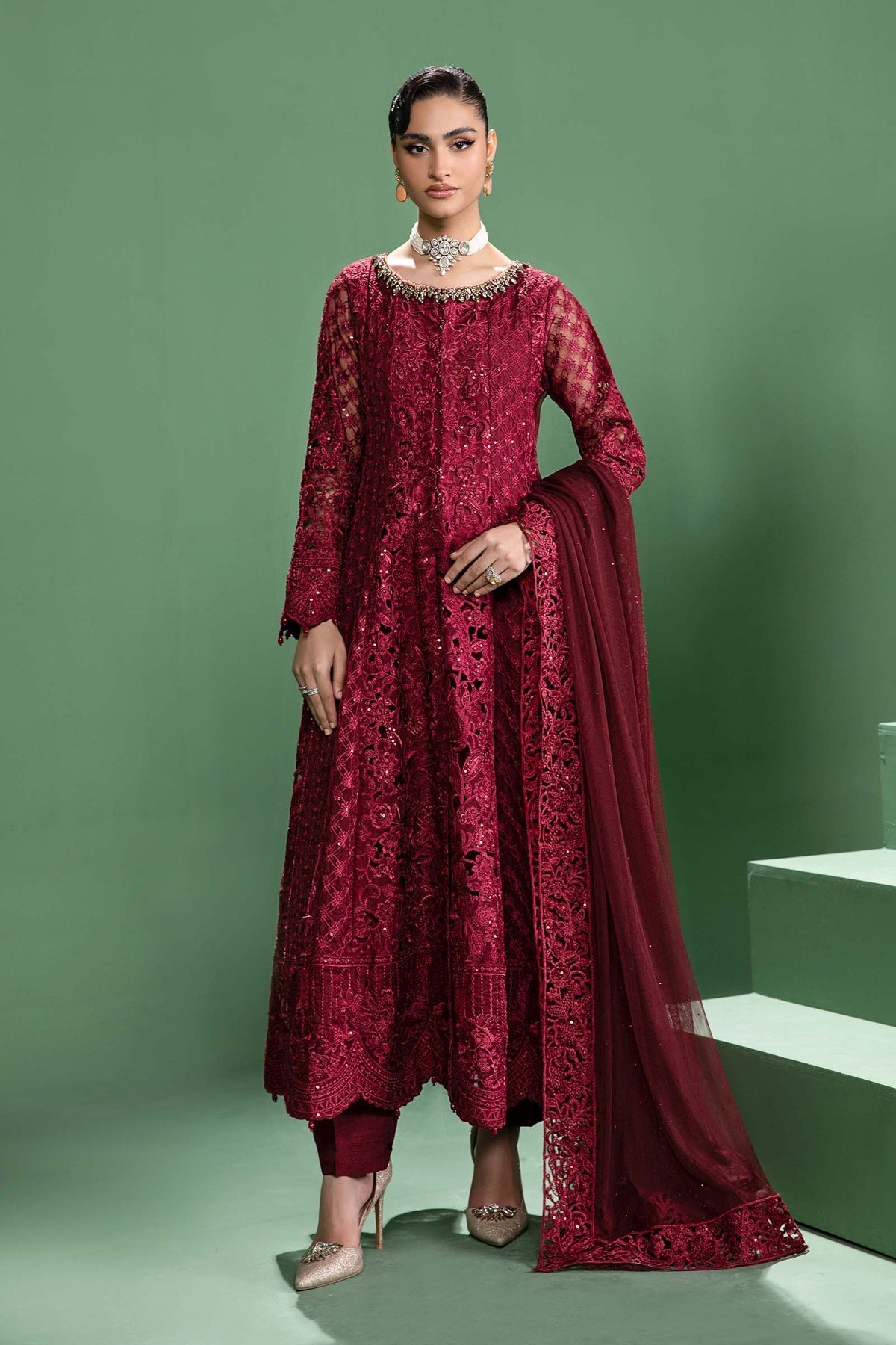 Maria b | Formal Wears | SF-W24-46 - Official Maria B stockist in UK - Sakeena London