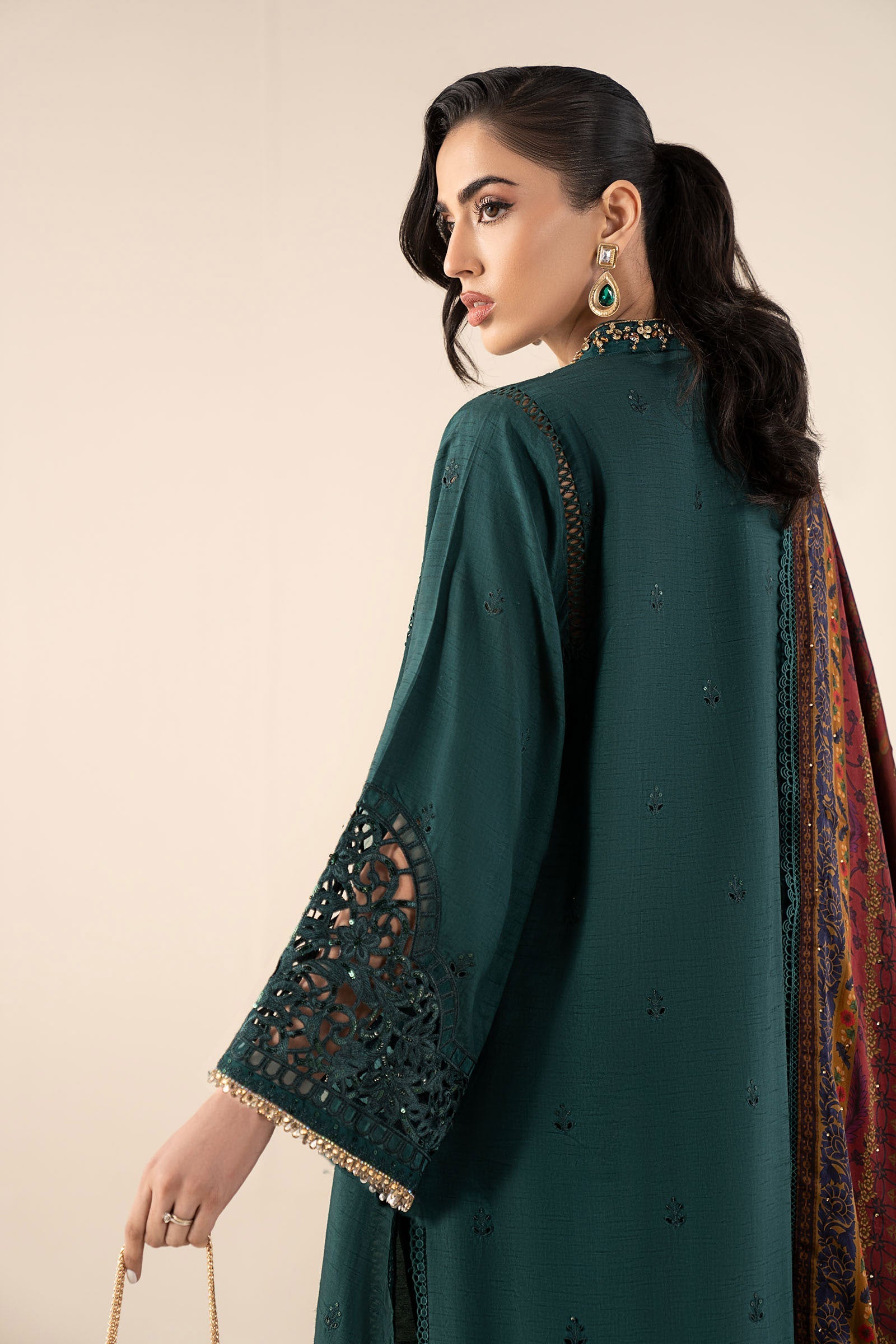 Maria B | Pre Fall 25 | SF-W25-03-Teal - Official Maria B stockist in UK - Sakeena London