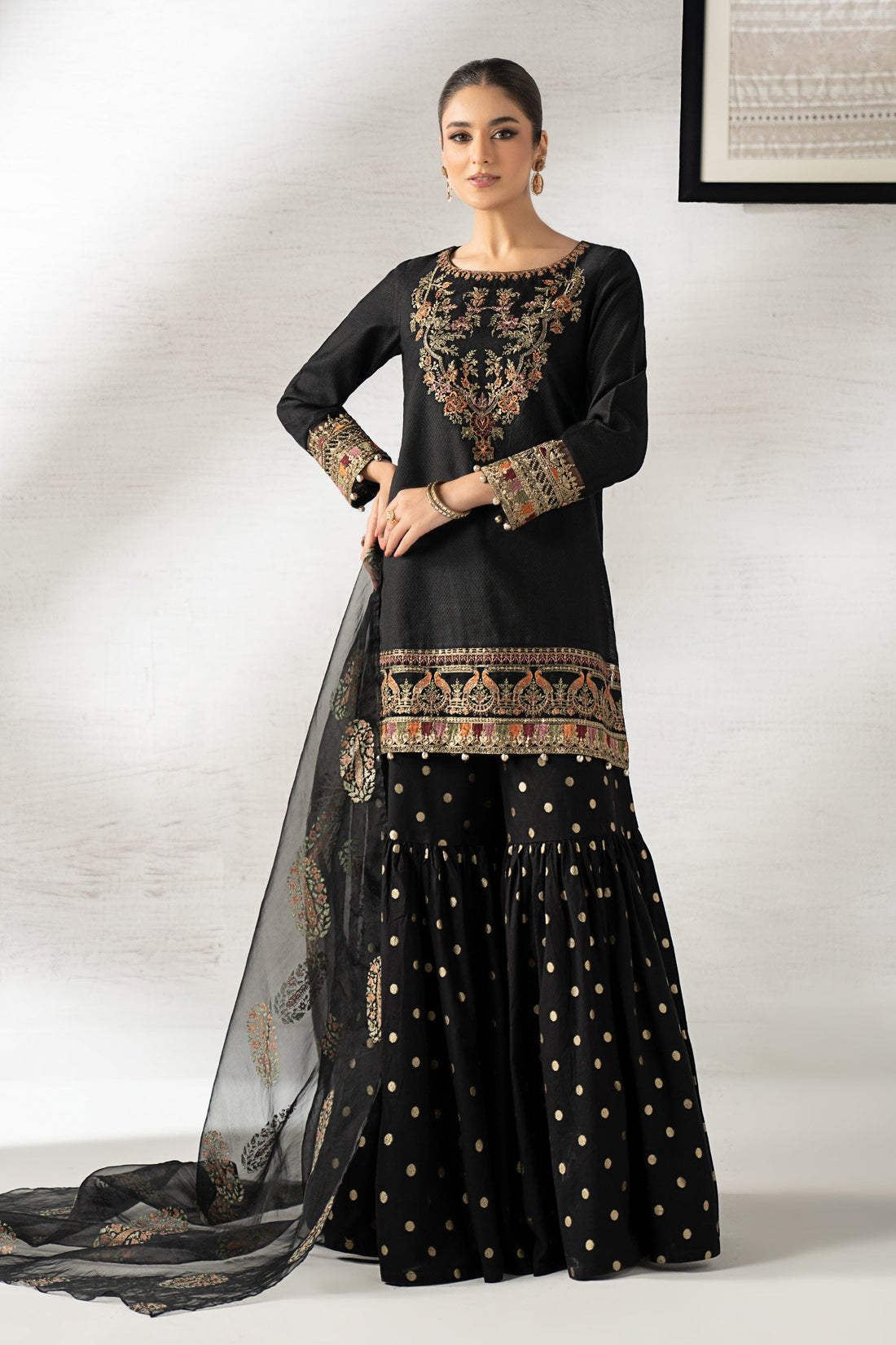 Maria B | Pre Fall 25 | DW-W25-07-Black - Official Maria B stockist in UK - Sakeena London