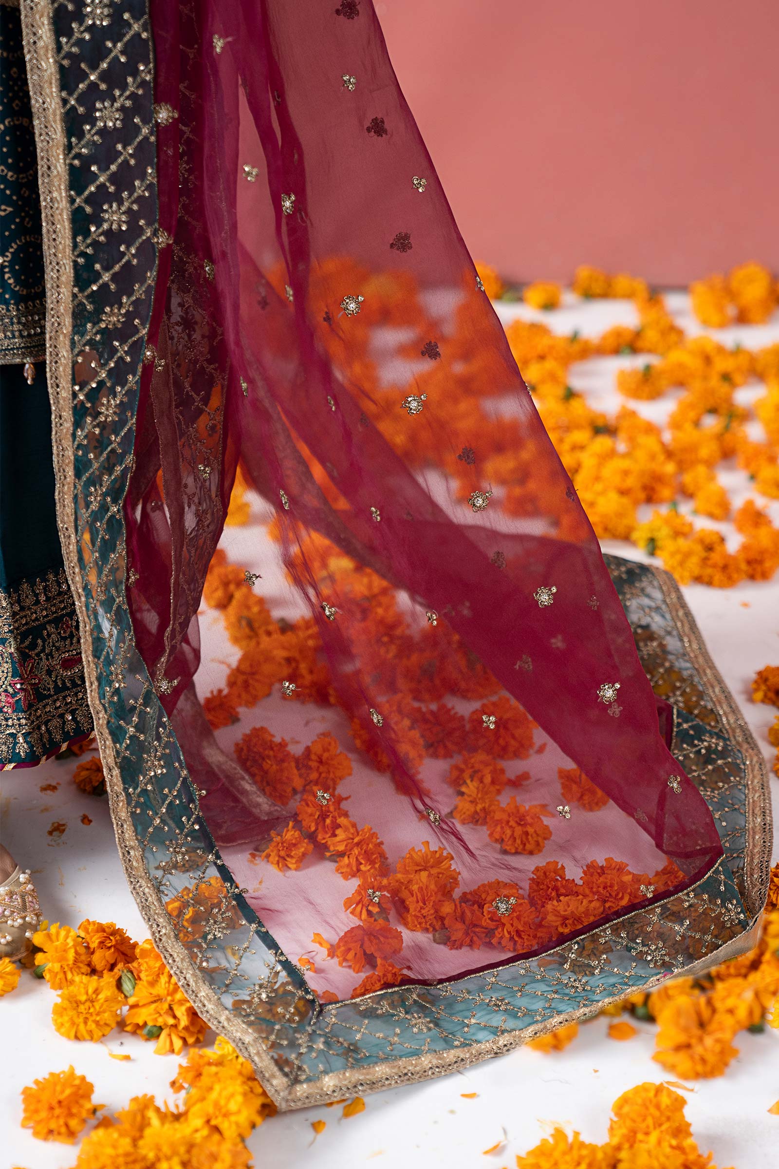 Maria B | Pre Fall 25 | SF-W25-08-Teal - Official Maria B stockist in UK - Sakeena London