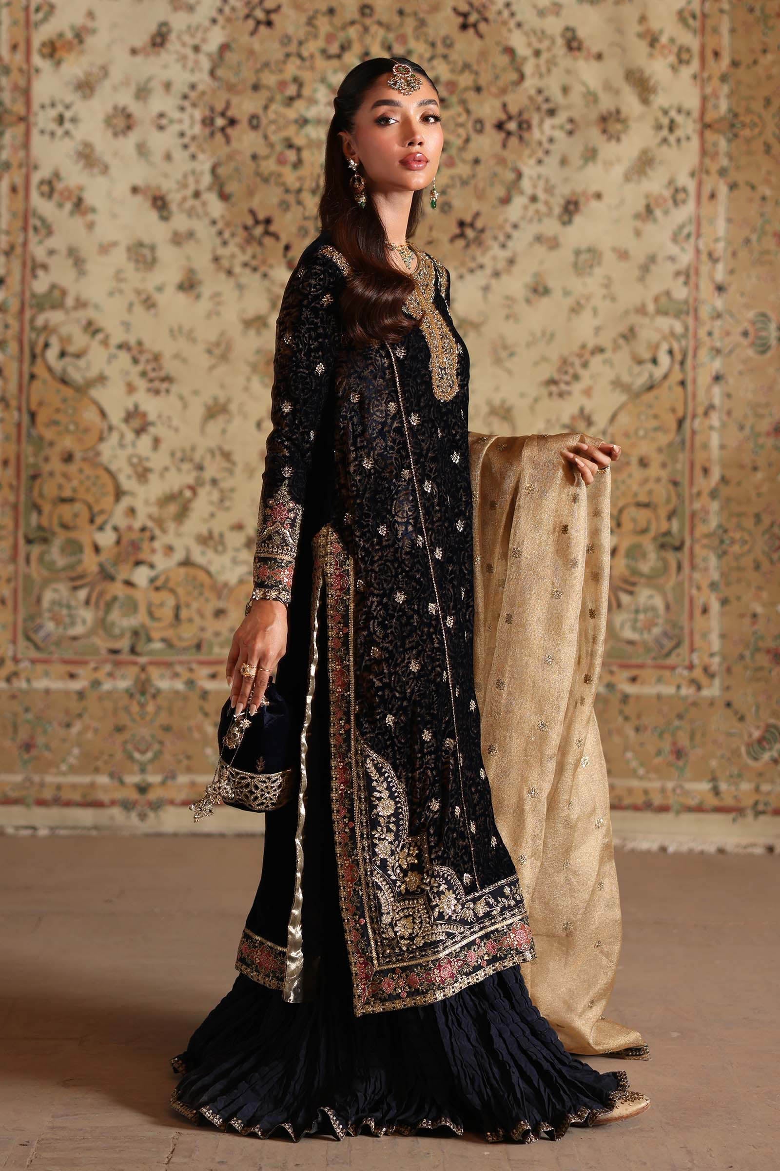 Maria B | Shehnai Luxury Formals | SF-W25-09 - Official Maria B stockist in UK - Sakeena London