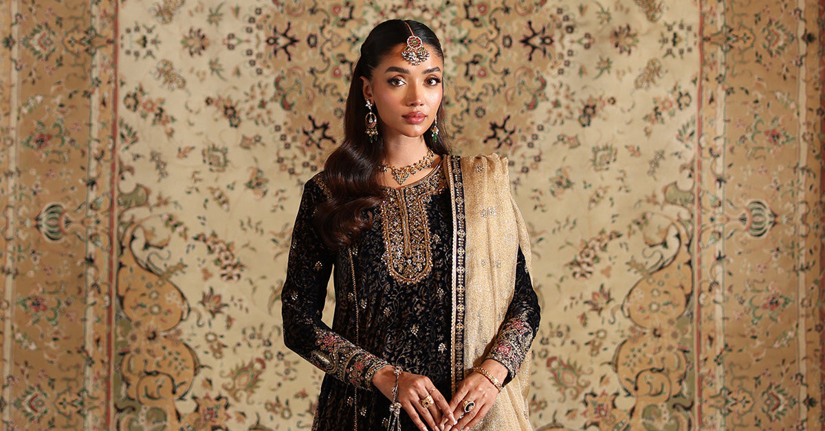 Maria B | Shehnai Luxury Formals | SF-W25-09 - Official Maria B stockist in UK - Sakeena London