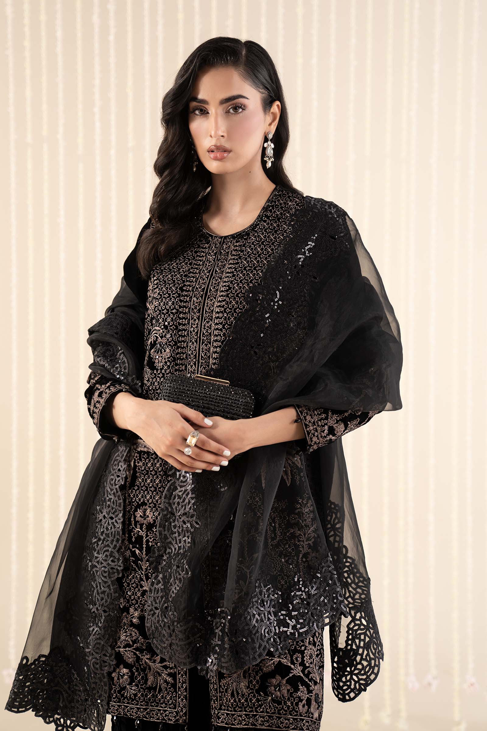 Maria B | Pre Fall 25 | SF-W25-12-Black - Official Maria B stockist in UK - Sakeena London