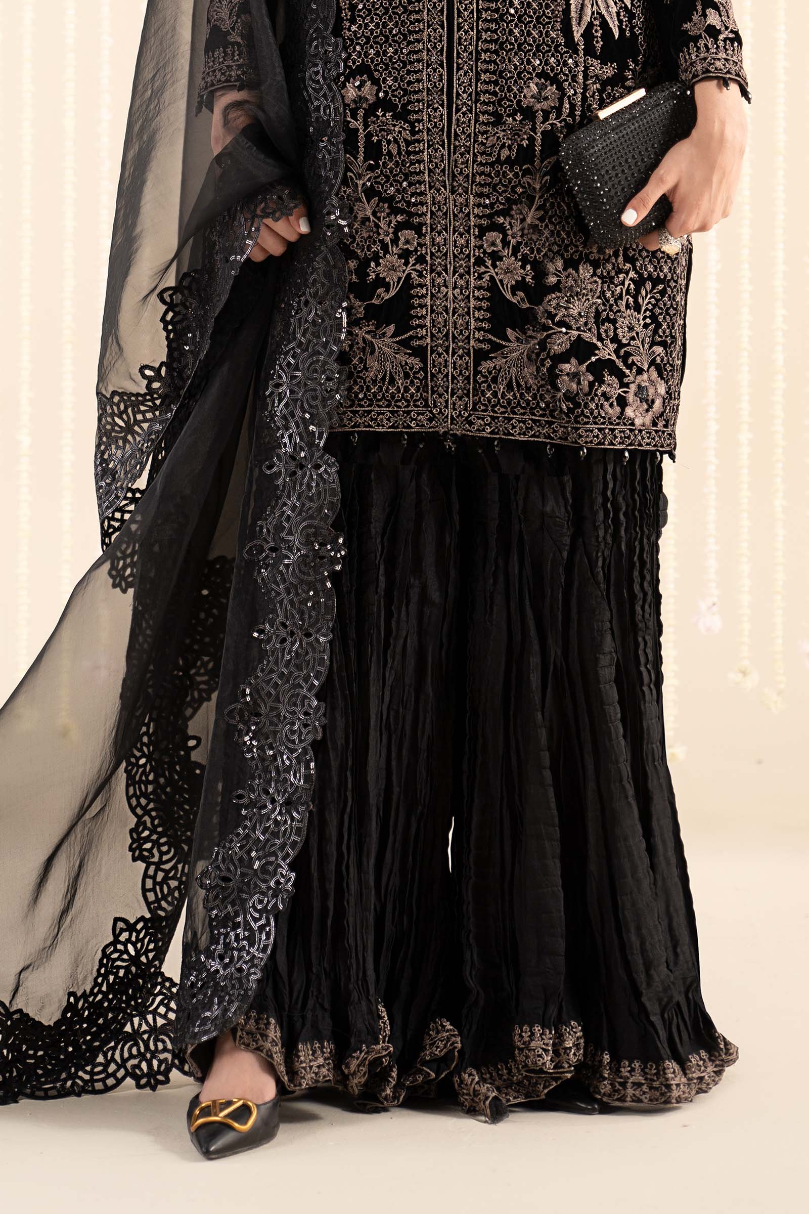 Maria B | Pre Fall 25 | SF-W25-12-Black - Official Maria B stockist in UK - Sakeena London