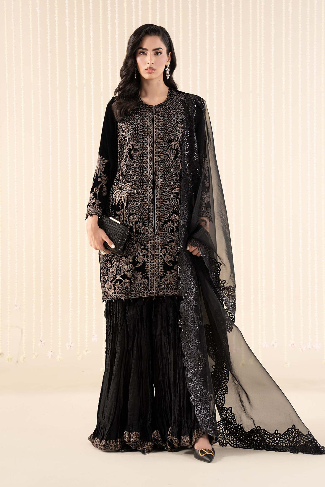 Maria B | Pre Fall 25 | SF-W25-12-Black - Official Maria B stockist in UK - Sakeena London
