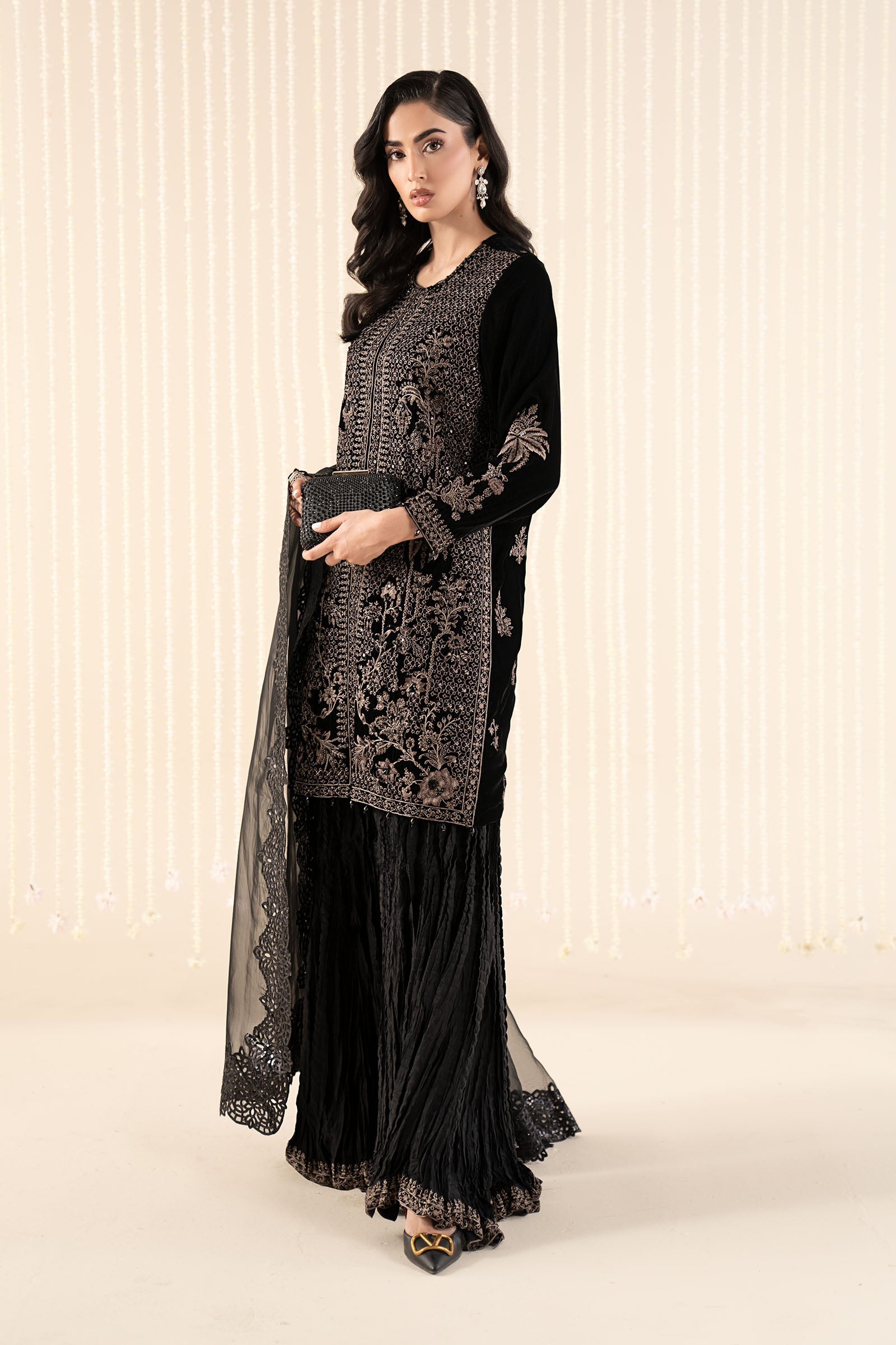 Maria B | Pre Fall 25 | SF-W25-12-Black - Official Maria B stockist in UK - Sakeena London