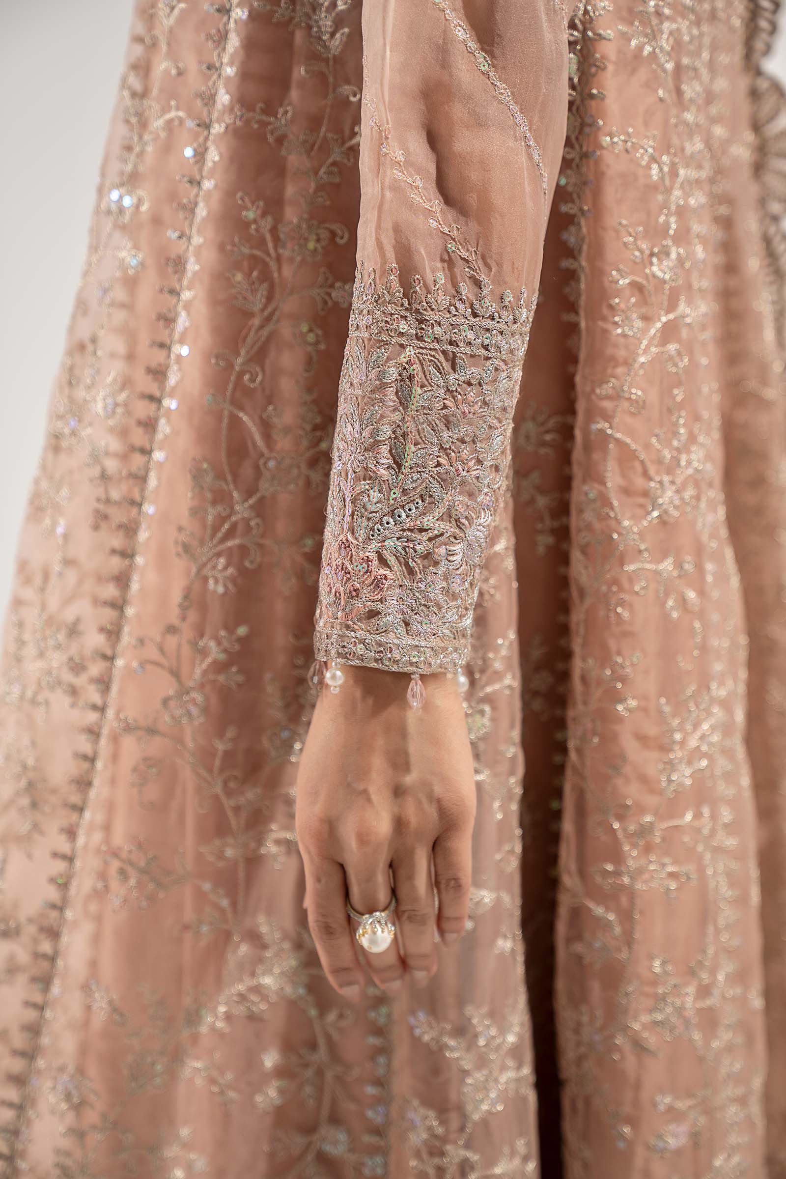 Maria B | Pre Fall Dresses | 3 Piece Embroidered Organza Suit ZS - Official Maria B stockist in UK - Sakeena London