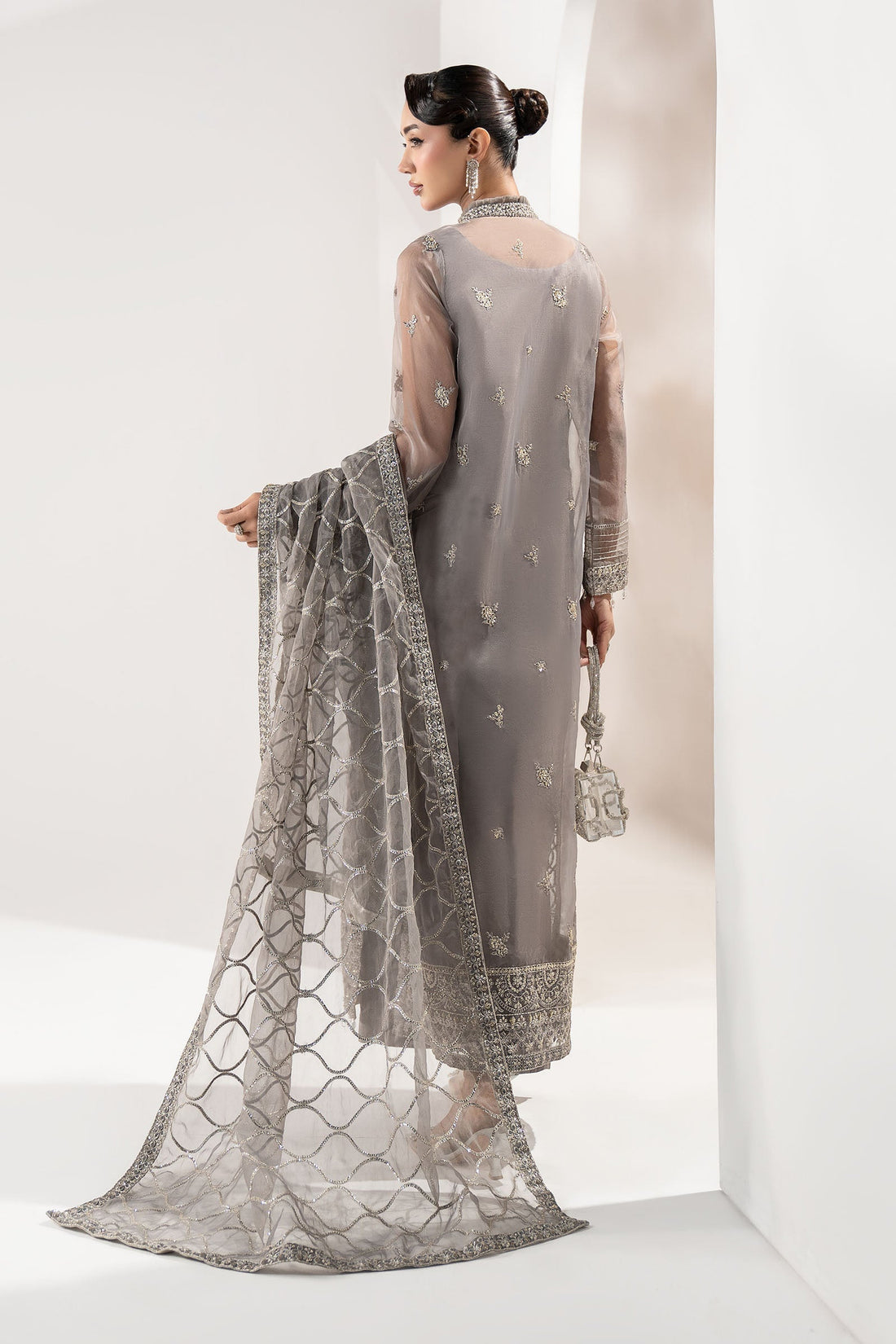 Maria B | Pre Fall 25 | SF-W25-34-Grey - Official Maria B stockist in UK - Sakeena London