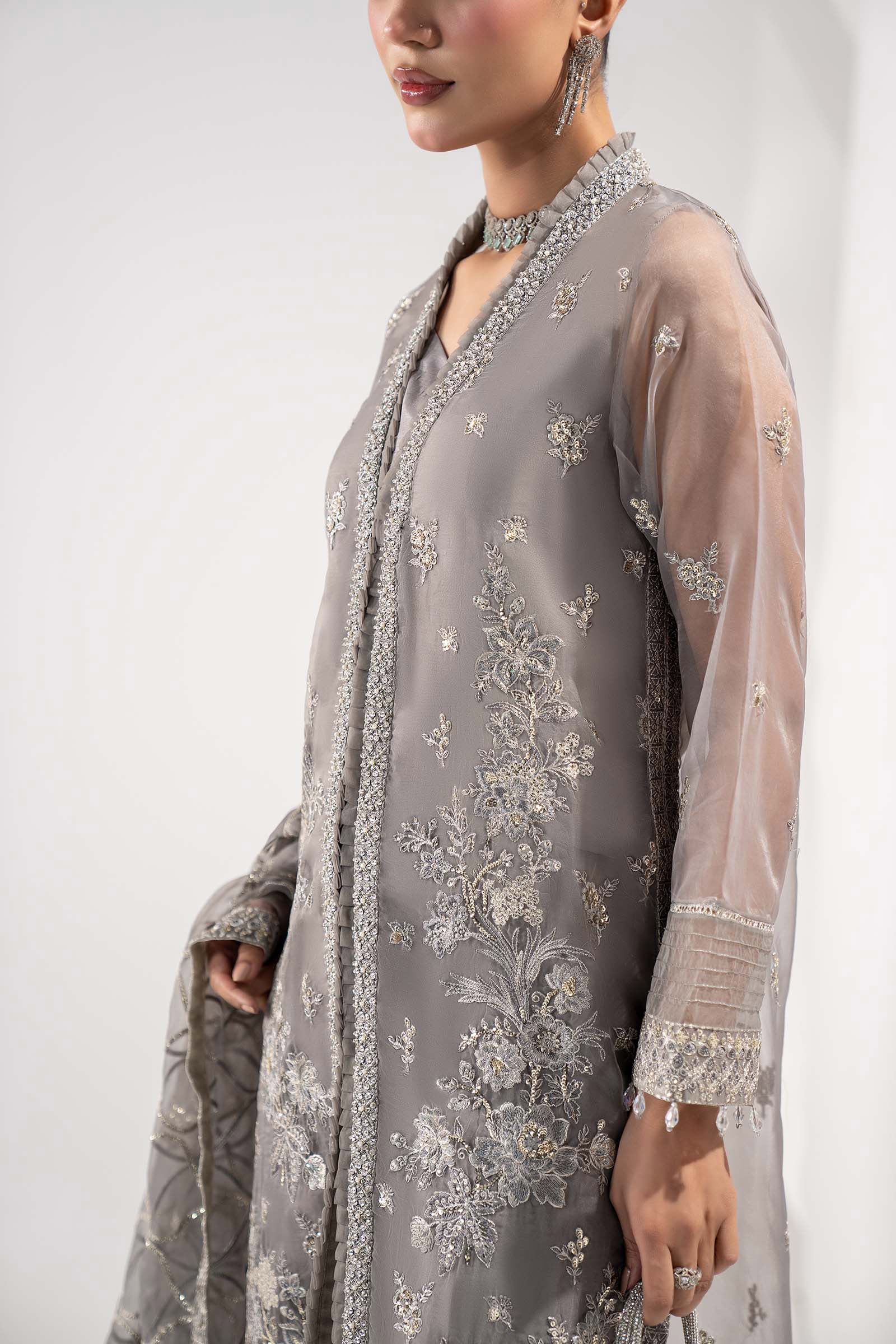 Maria B | Pre Fall 25 | SF-W25-34-Grey - Official Maria B stockist in UK - Sakeena London