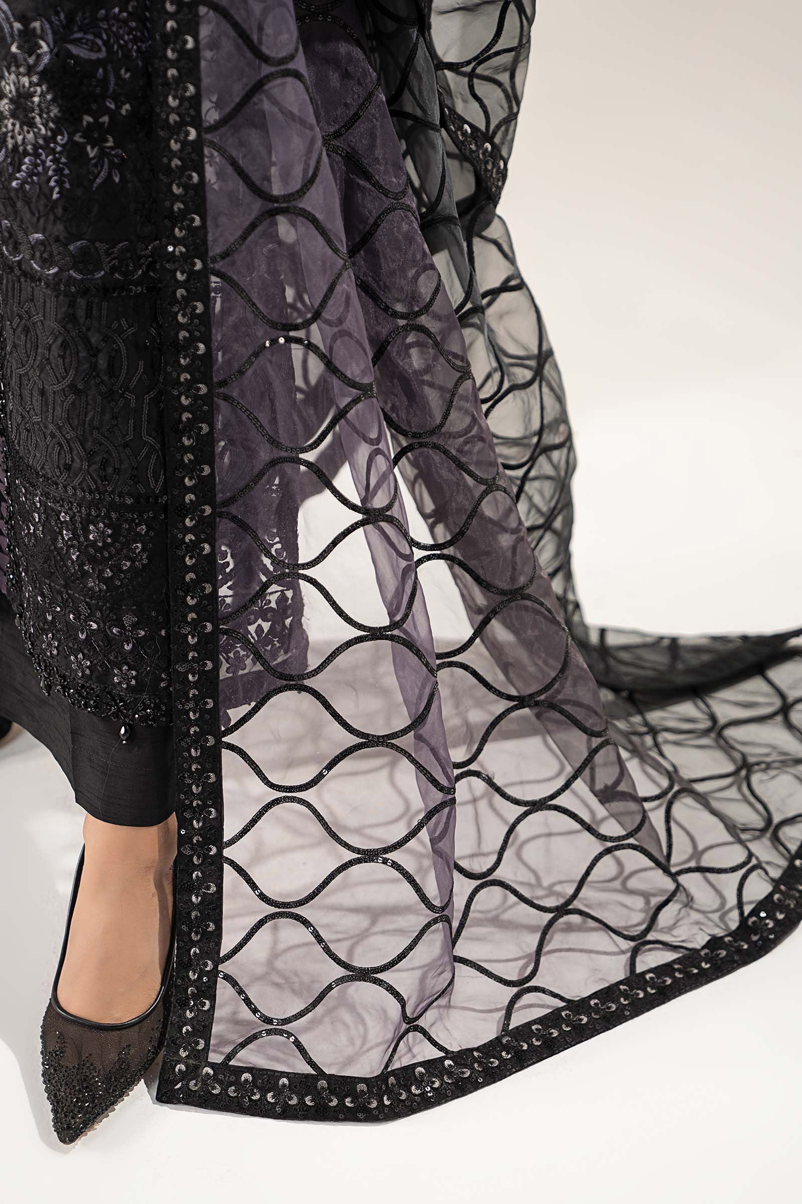 Maria B | Pre Fall 25 | Organza Suit-W25-34 - Official Maria B stockist in UK - Sakeena London