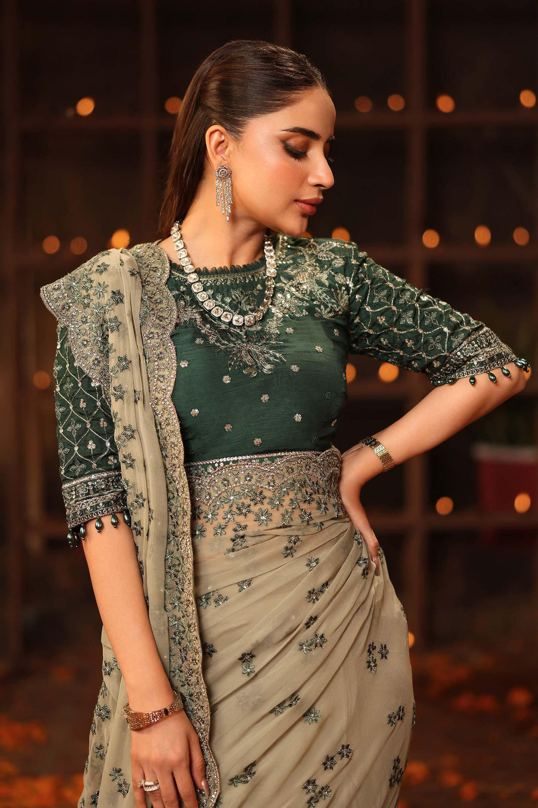 Maria B | Shehnai Luxury Formals | SF-W25-36 - Official Maria B stockist in UK - Sakeena London