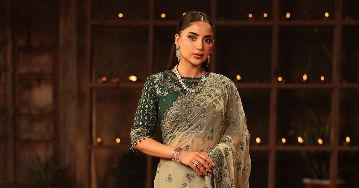 Maria B | Shehnai Luxury Formals | SF-W25-36 - Official Maria B stockist in UK - Sakeena London