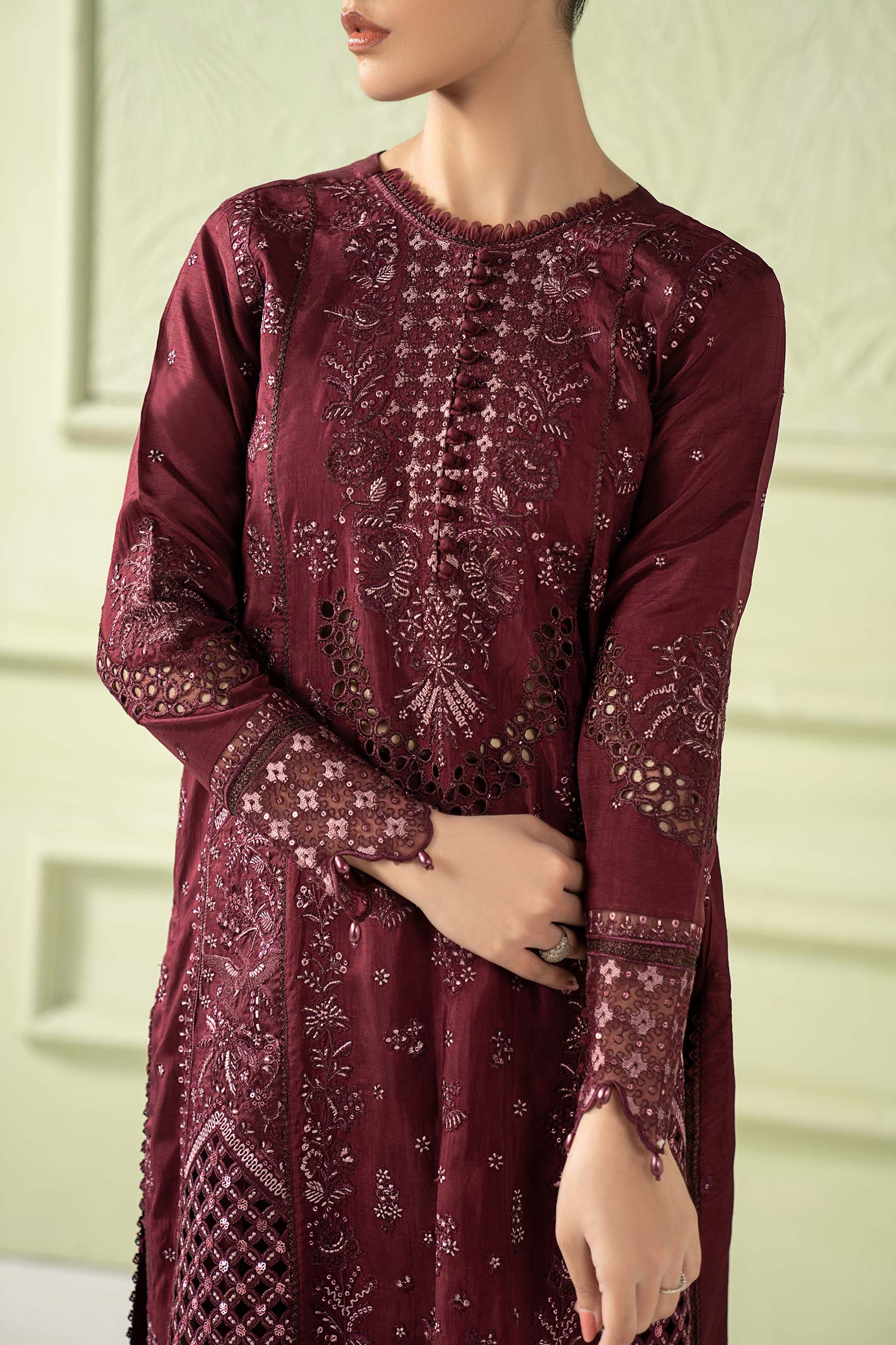 Maria B | Pre Fall 25 | SF-W25-39-Purple - Official Maria B stockist in UK - Sakeena London