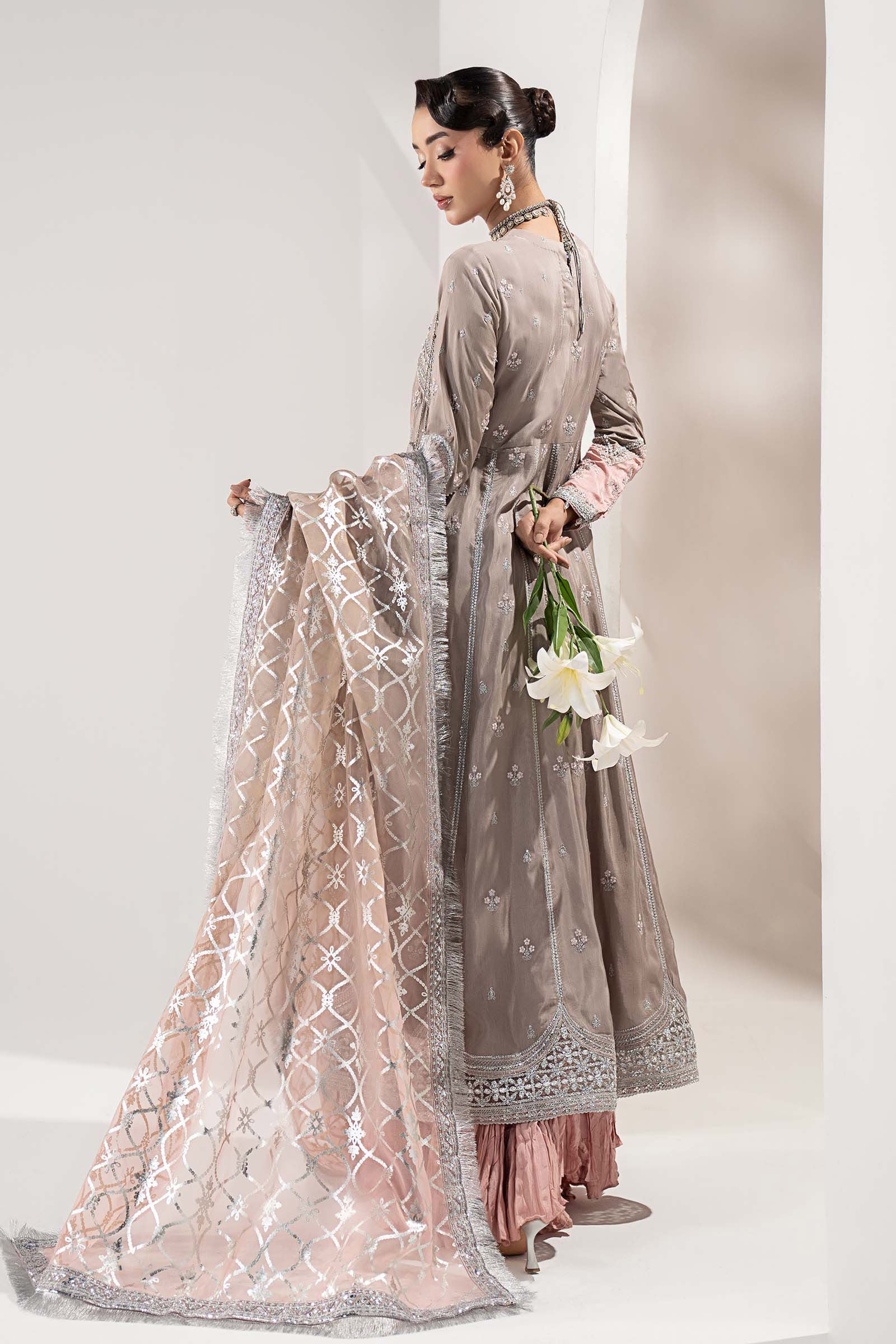 Maria B | Pre Fall 25 | SF-W25-40-Grey - Official Maria B stockist in UK - Sakeena London