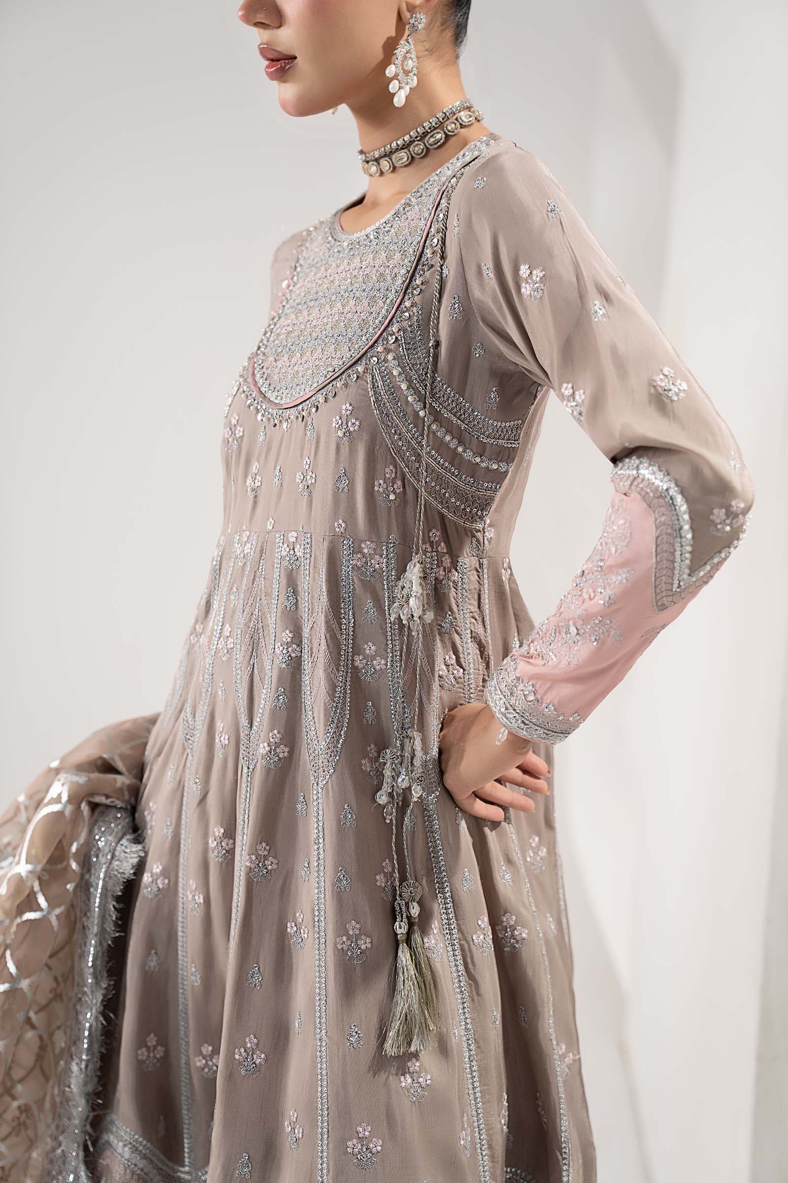 Maria B | Pre Fall 25 | SF-W25-40-Grey - Official Maria B stockist in UK - Sakeena London