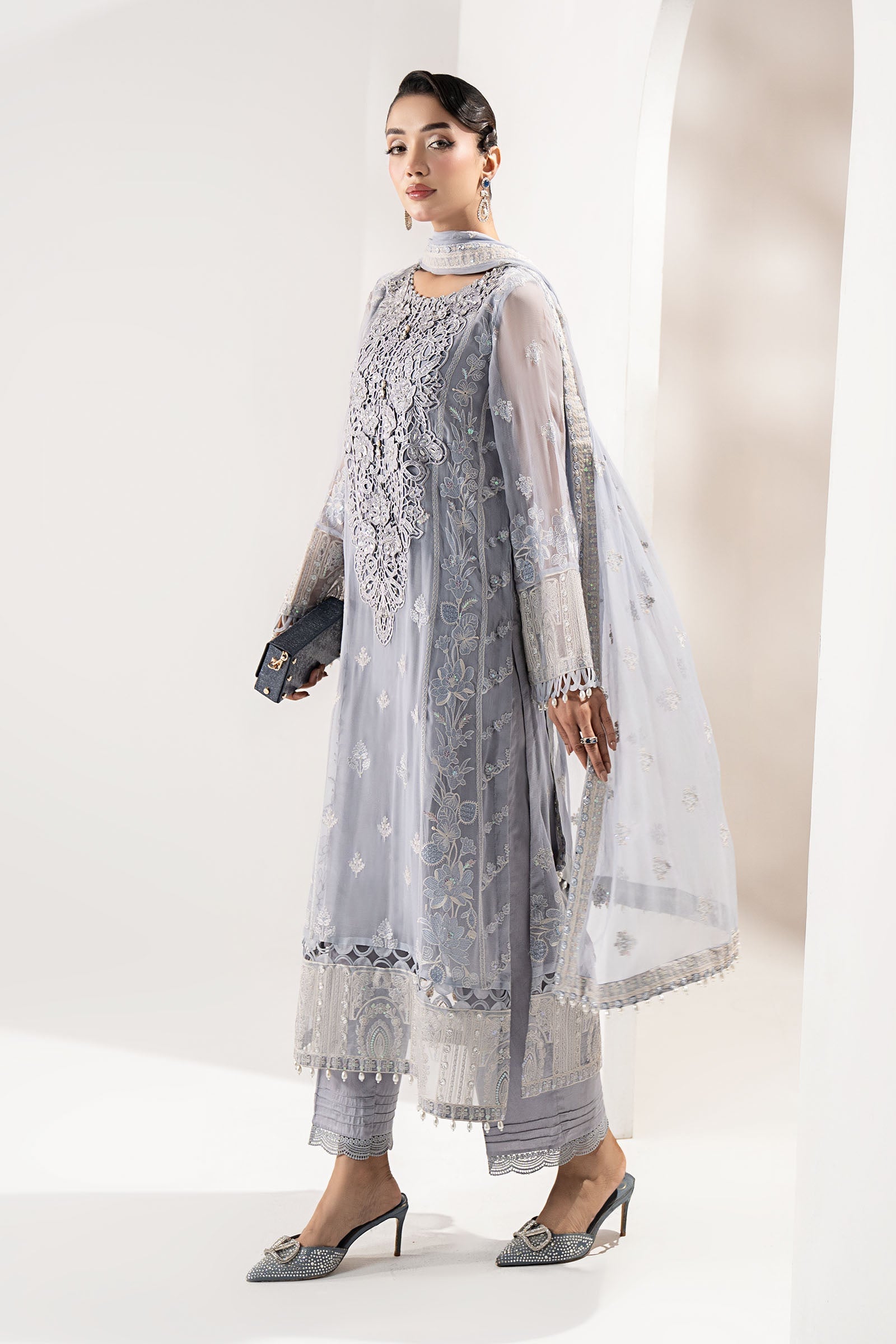 Maria B | Pre fall Dresses | SF-W25-47 I - Official Maria B stockist in UK - Sakeena London