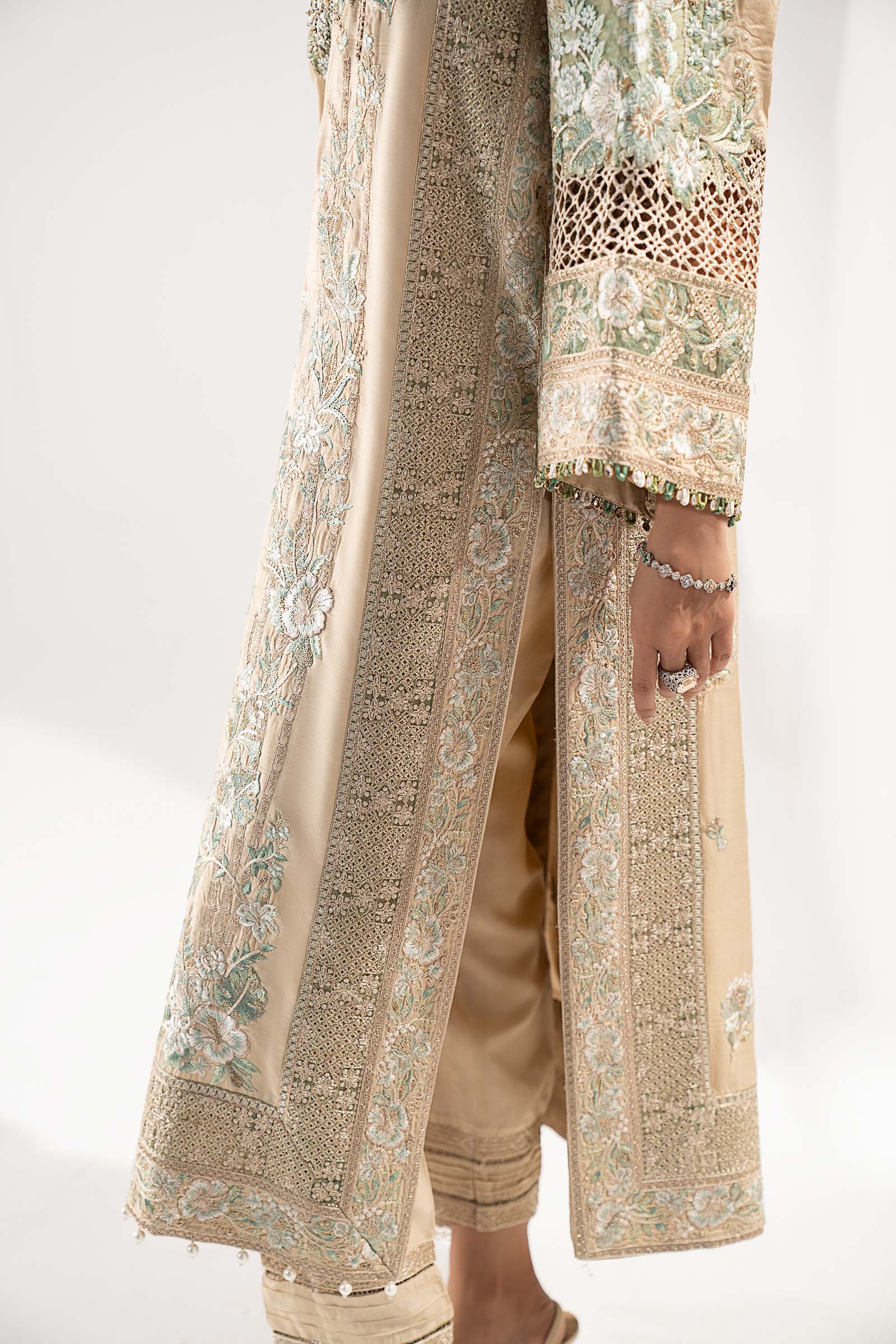 Maria B | Pre Fall 25 | SF-W25-51-BEIGE - Official Maria B stockist in UK - Sakeena London