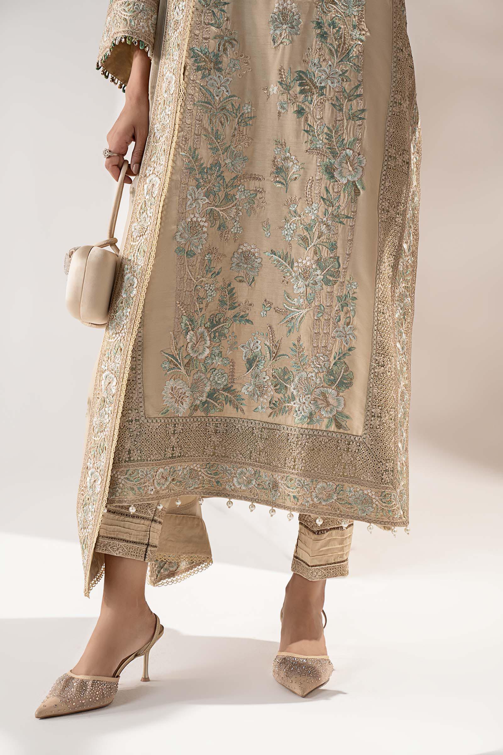 Maria B | Pre Fall 25 | SF-W25-51-BEIGE - Official Maria B stockist in UK - Sakeena London