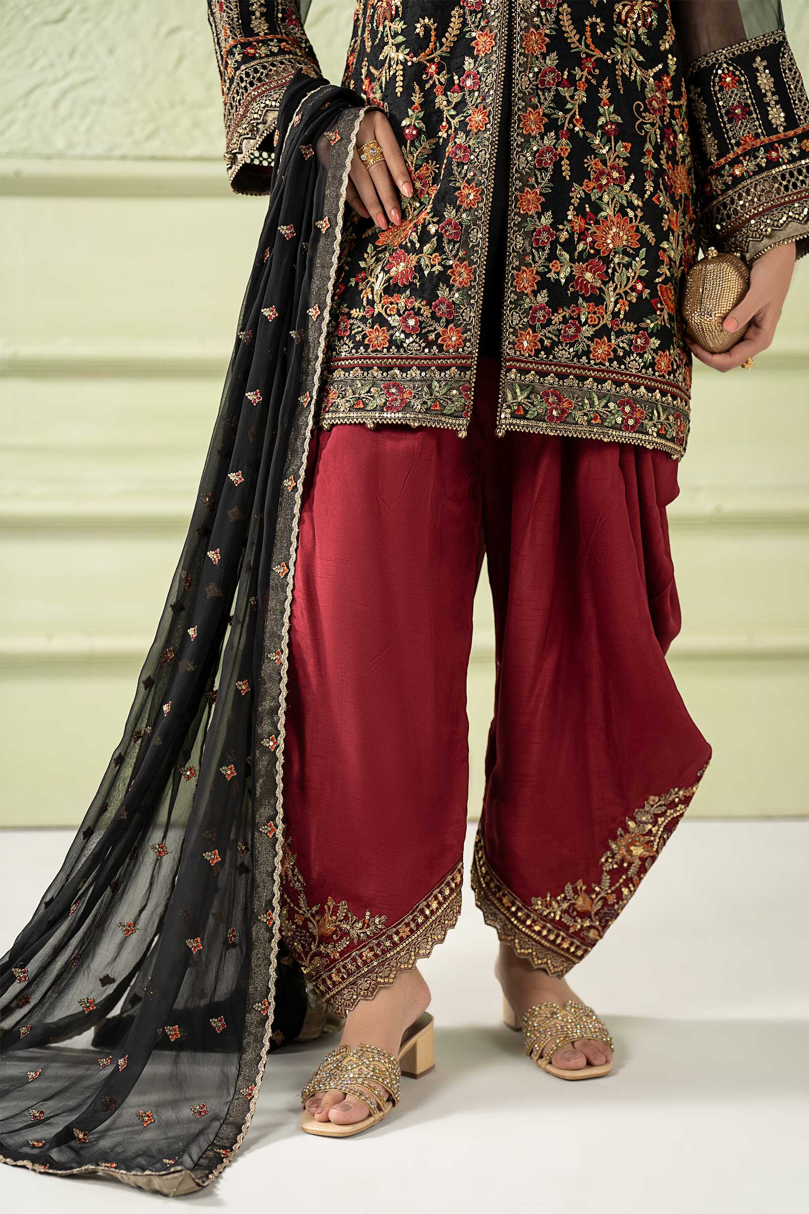 Maria B | Pre Fall 25 | SF-W25-56-Black - Official Maria B stockist in UK - Sakeena London