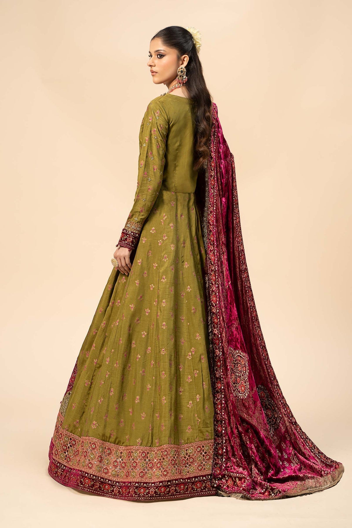 Maria B | Formal Wears | Raw Silk Suit | SF-W24-26 - Official Maria B stockist in UK - Sakeena London