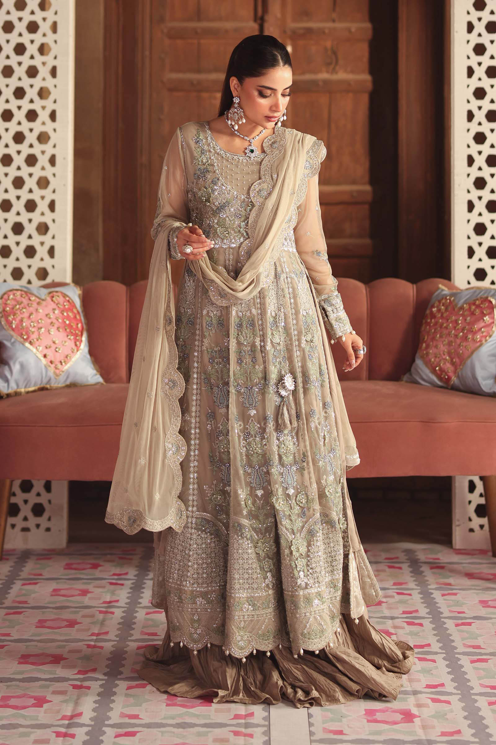 Maria B | Pre Fall 25 | SF-W25-28-Grey - Official Maria B stockist in UK - Sakeena London