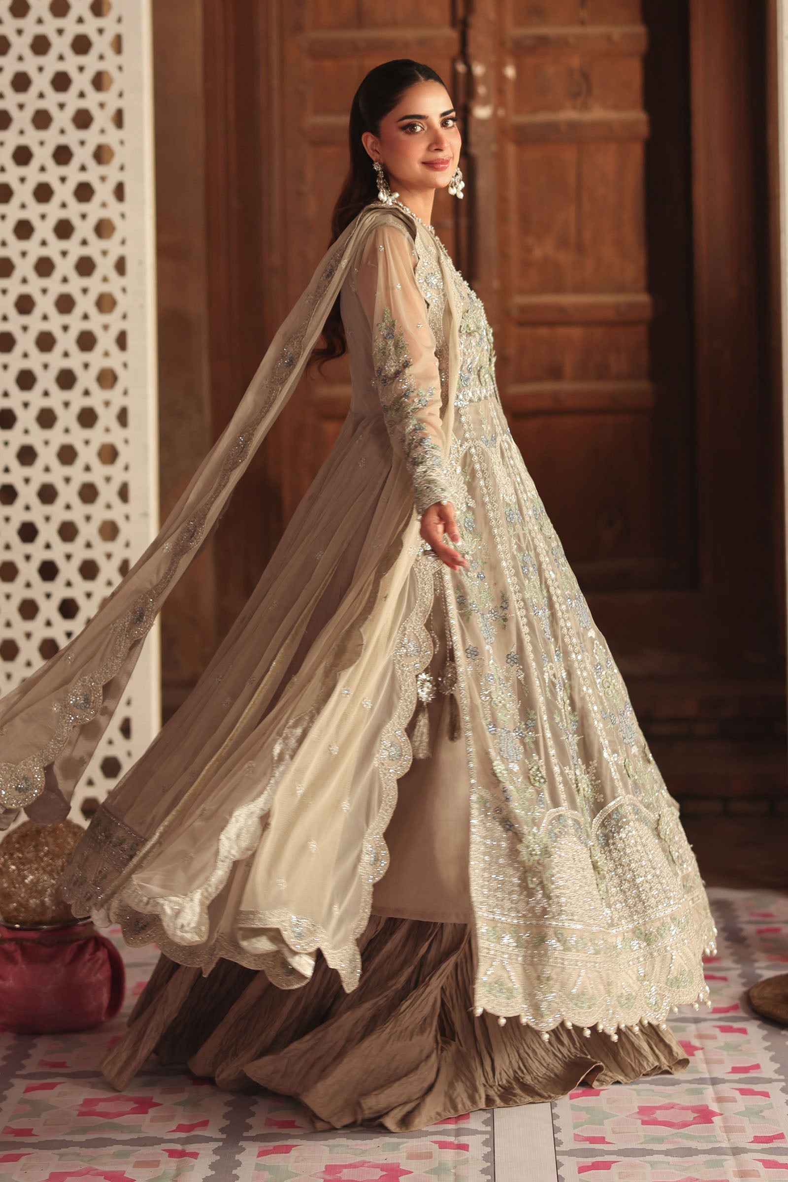 Maria B | Pre Fall 25 | SF-W25-28-Grey - Official Maria B stockist in UK - Sakeena London