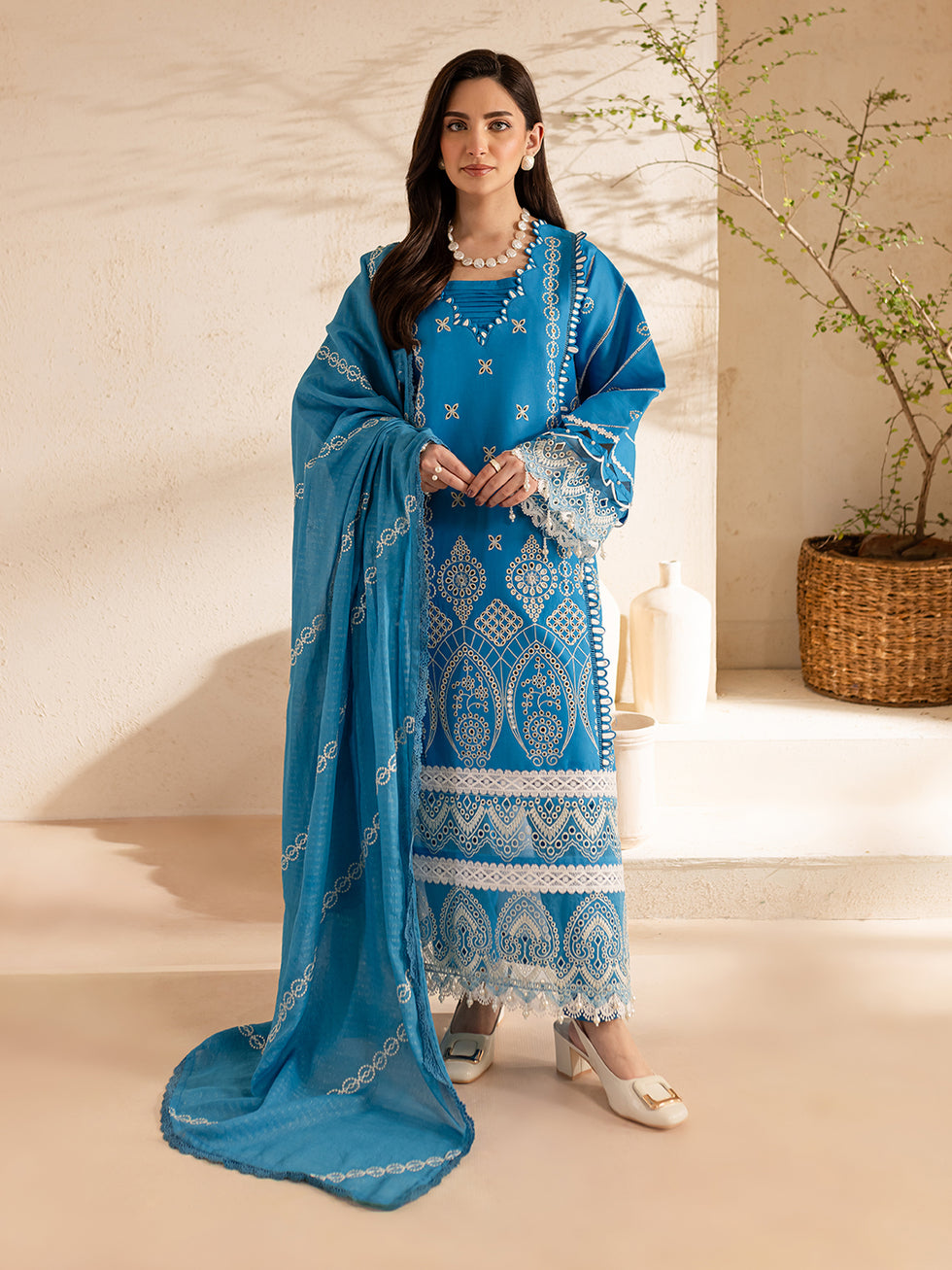 Parishay | Summer Garden Lawn | SG-02 - Official Parishay stockist in UK - Sakeena London