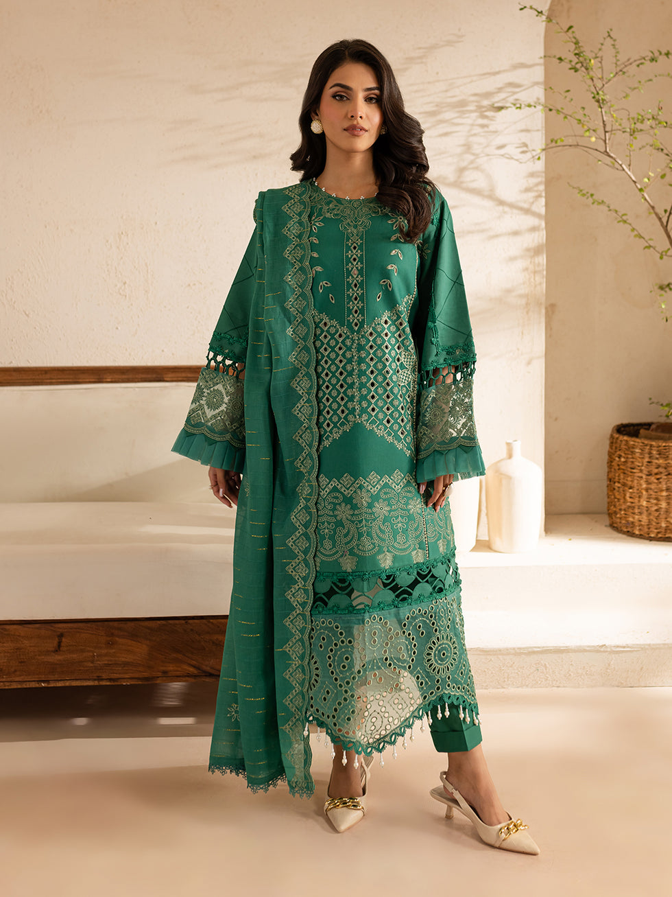 Parishay | Summer Garden Lawn | SG-14 - Official Parishay stockist in UK - Sakeena London