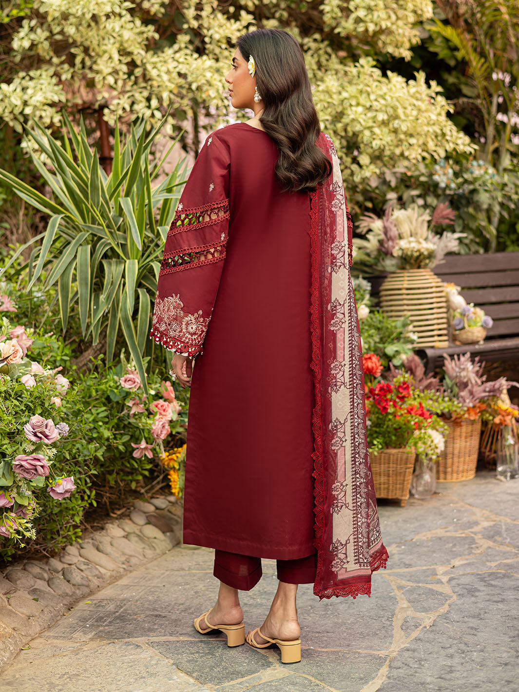 Parishay | Shangrila Luxury Lawn | SHR - 01 - Official Parishay stockist in UK - Sakeena London