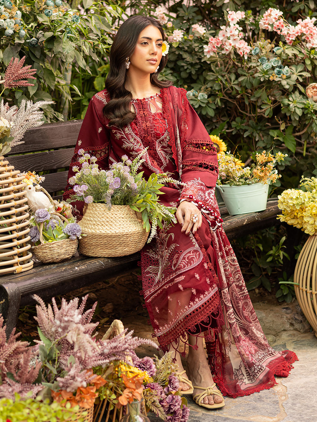 Parishay | Shangrila Luxury Lawn | SHR - 01 - Official Parishay stockist in UK - Sakeena London