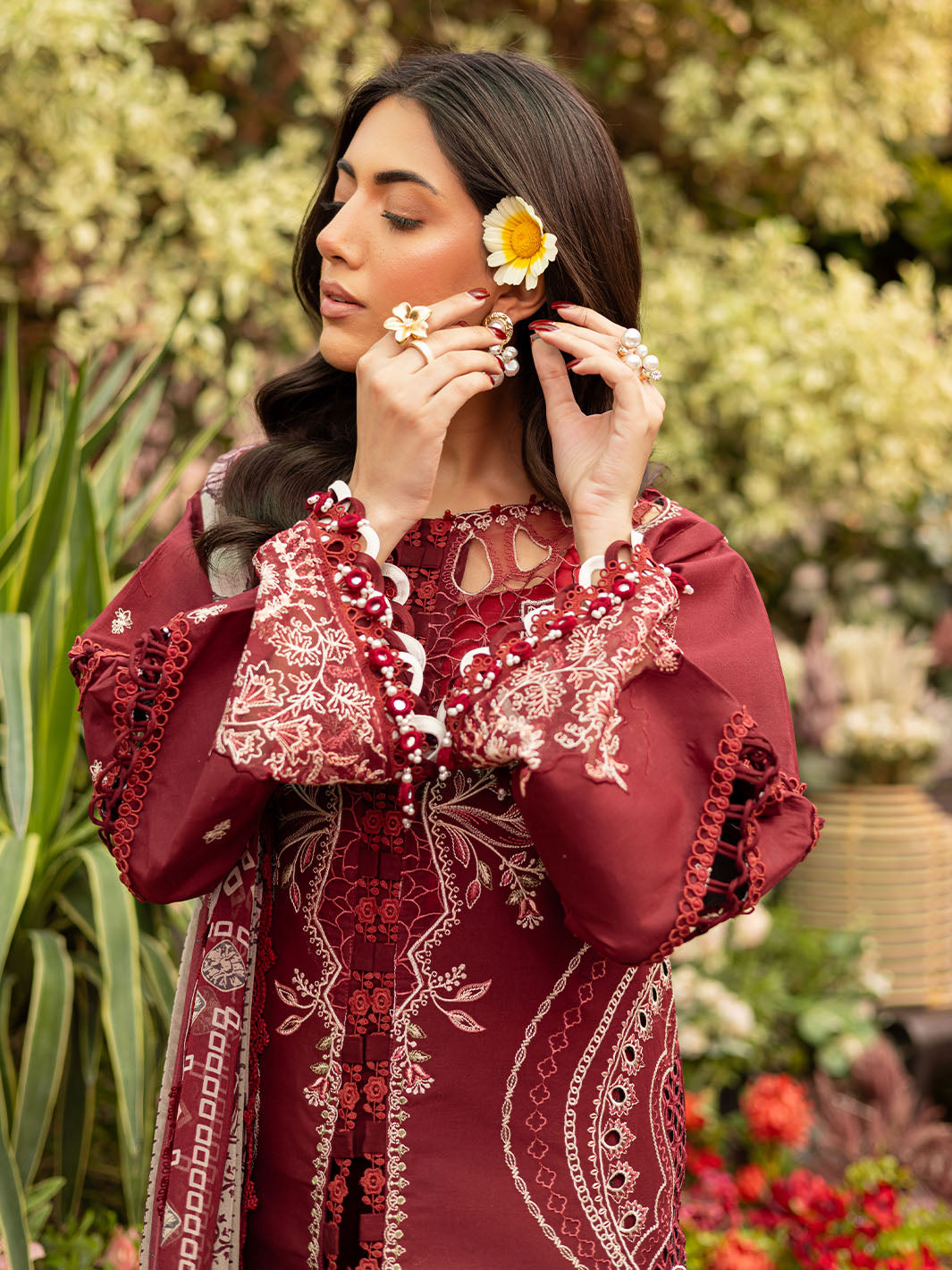 Parishay | Shangrila Luxury Lawn | SHR - 01 - Official Parishay stockist in UK - Sakeena London