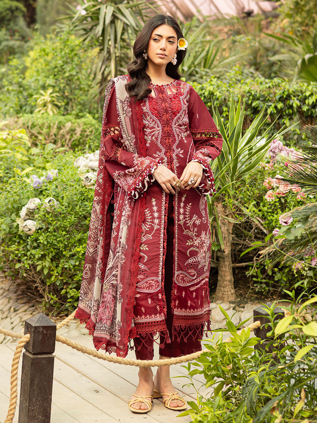 Parishay | Shangrila Luxury Lawn | SHR - 01 - Official Parishay stockist in UK - Sakeena London